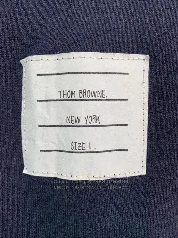 Thom Browne Thom Browne Men's Navy Cotton Casual Pants . Size US 26 / EU 42 - 6 Thumbnail