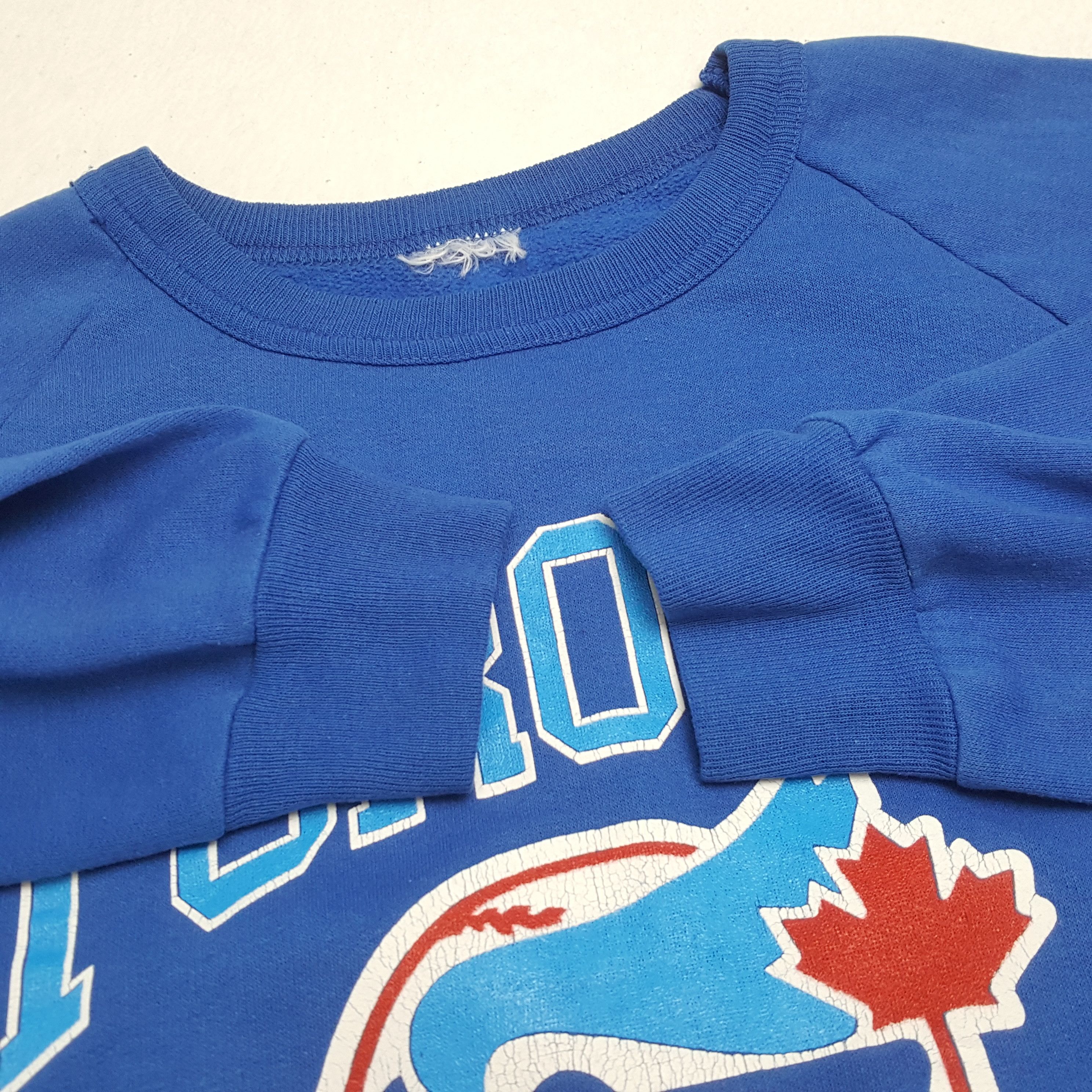 MLB × Vintage TORONTO BLUE JAYS MLB Baseball Team Vintage Sweatshirt Size US M / EU 48-50 / 2 - 8 Thumbnail