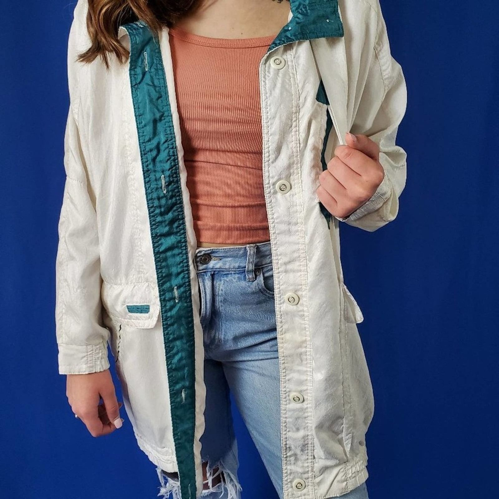 Vintage Vintage 90's Oversized Jacket Size L / US 10 / IT 46 - 11 Thumbnail