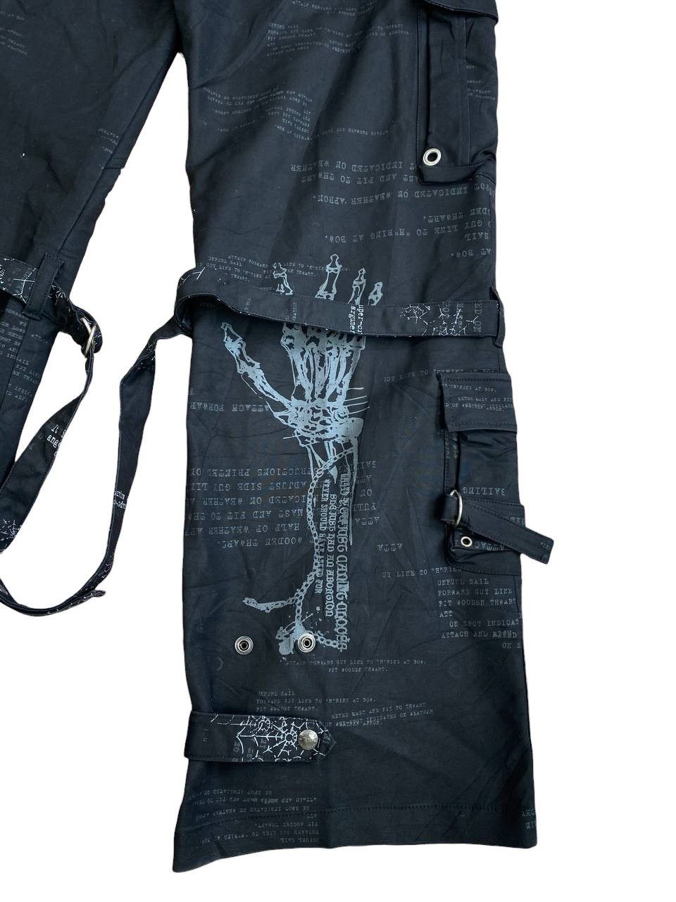 Japanese Brand Y2K H.Anachy Punk Bondage Pants Size US 34 / EU 50 - 14 Thumbnail