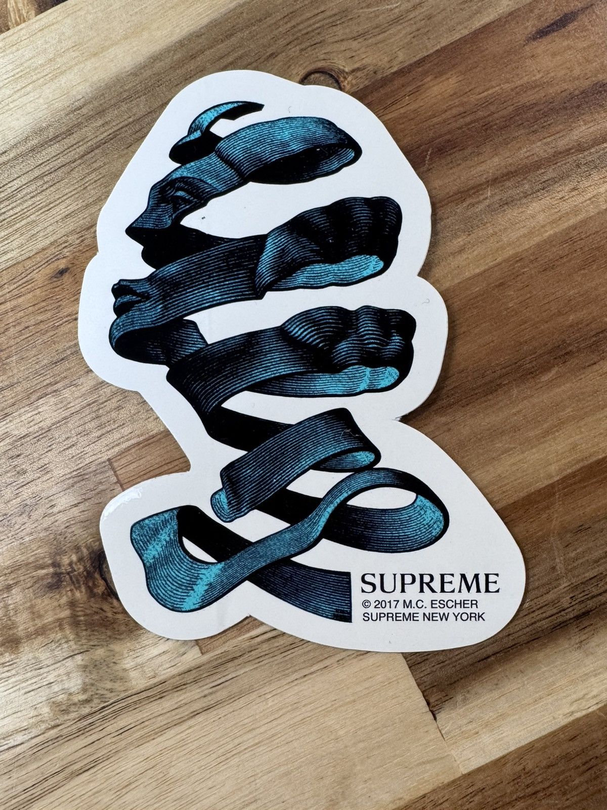 Supreme Supreme M.C. Escher Ribbons Face Sticker Size ONE SIZE - 3 Thumbnail