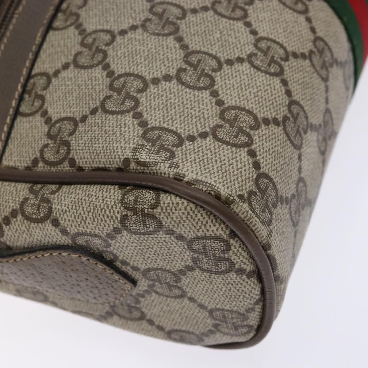 Gucci GUCCI GG Supreme Web Sherry Line Shoulder Bag Pvc Beige 68 Size ONE SIZE - 11 Thumbnail
