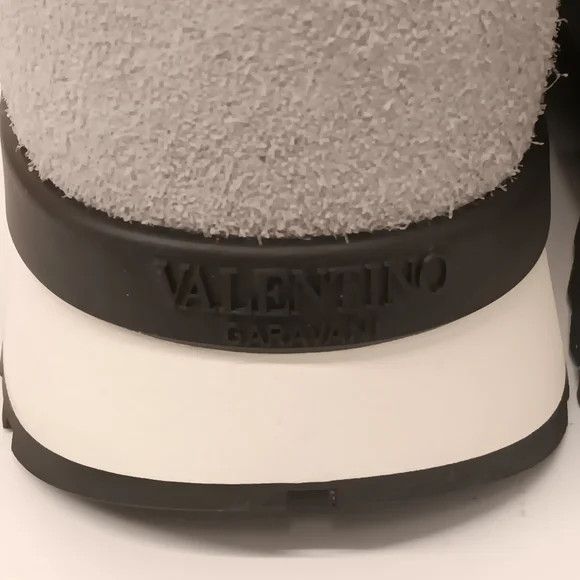 Valentino Valentino VLogo Pace Ash Gray Low Top Sneakers - EU44 US11 Size US 11 / EU 44 - 14 Thumbnail