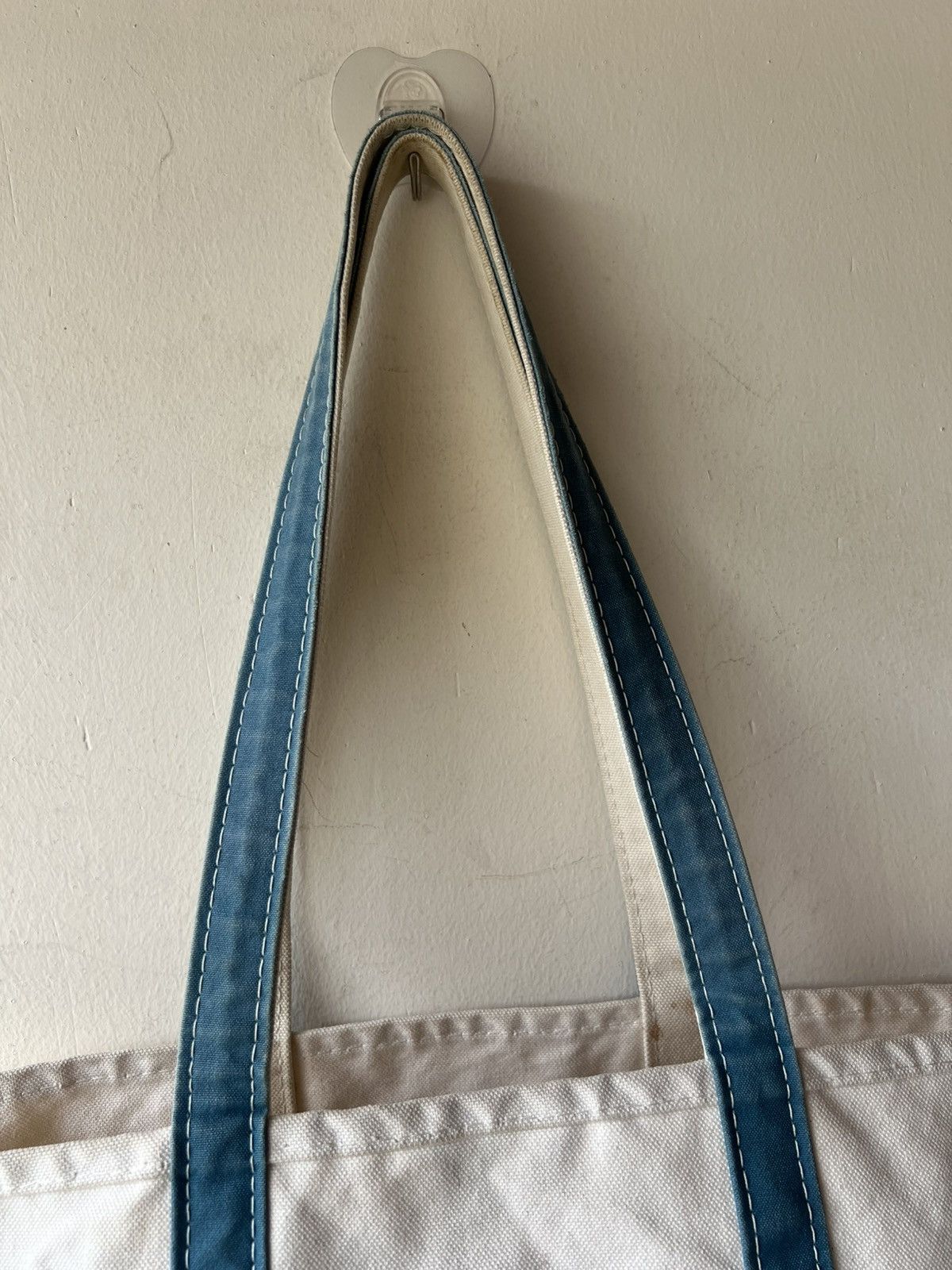 L.L. Bean RARE! 80s L.L. Fade Patina Long Handle Huge Tote Bag Size ONE SIZE - 24 Thumbnail