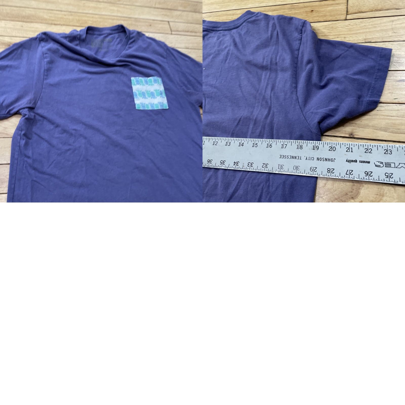 Vans VANS Hawaiian Pocket y2k Shirt Men M Purple Pineapple Beach Surf Skate Logo Tee Size US M / EU 48-50 / 2 - 10 Thumbnail
