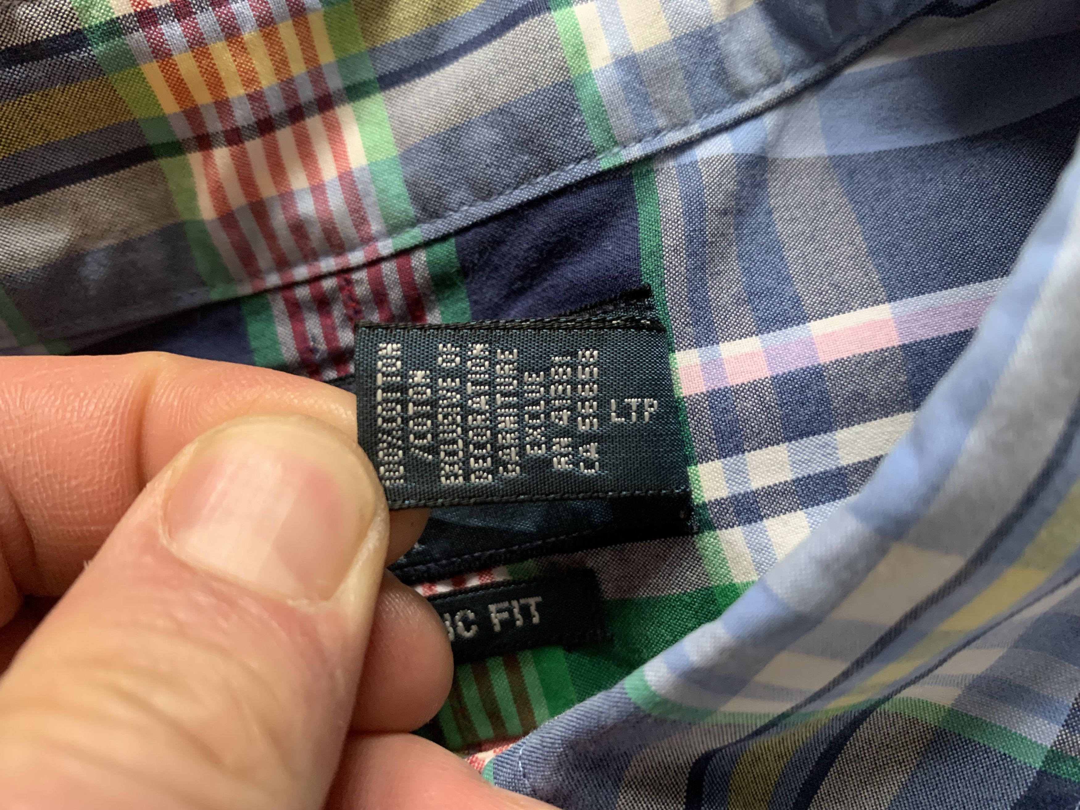 Ralph Lauren Vintage Ralph Lauren Classic Fit Plaid Long Sleeve Shirt Size US L / EU 52-54 / 3 - 8 Thumbnail