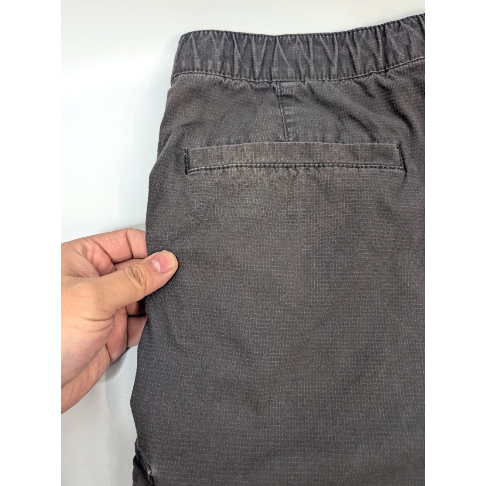 Quiksilver Quiksilver Shorts Mens Size Large Gray Drawstring Cargo Skater Outdoors Ripstop Size US 33 - 3 Thumbnail