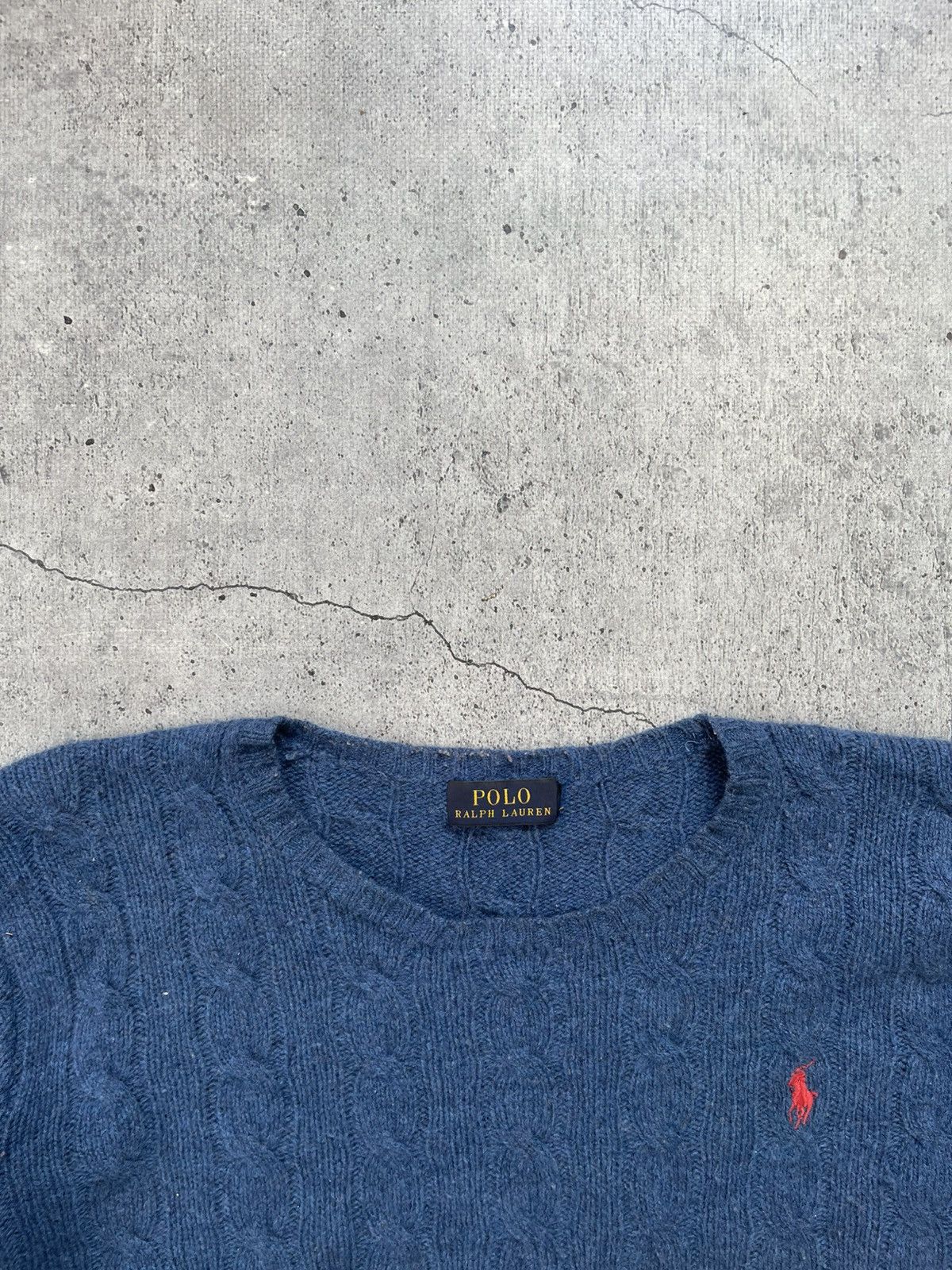 Polo Ralph Lauren Vintage Polo Ralph Lauren Sweater Knit Mini Logo Mens 90s Size L / US 10 / IT 46 - 2 Thumbnail