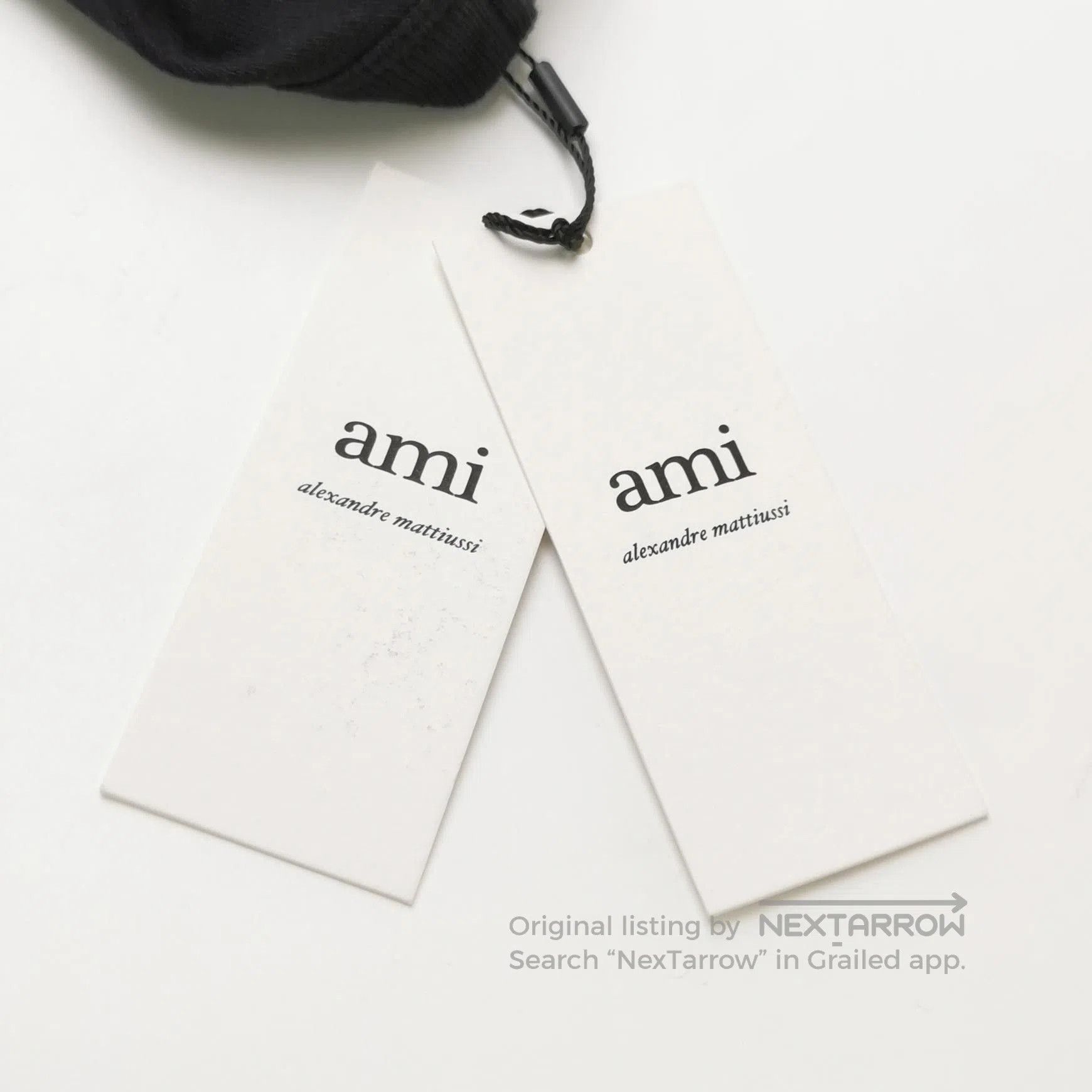 AMI AM Alexandre Mattiussi S Cotton Logo Crewneck T-Shirt. Size US M / EU 48-50 / 2 - 1 Thumbnail