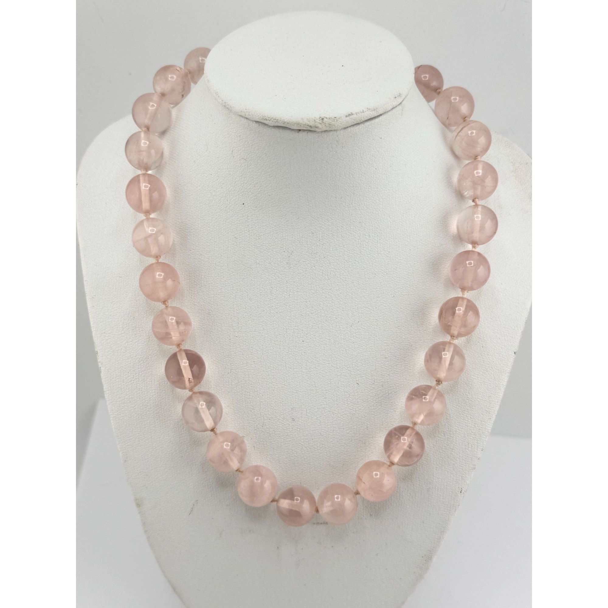 Vintage Vintage 14K Gold Clasp Pink Topaz Beaded Stone Collar Neckla Size ONE SIZE - 6 Thumbnail