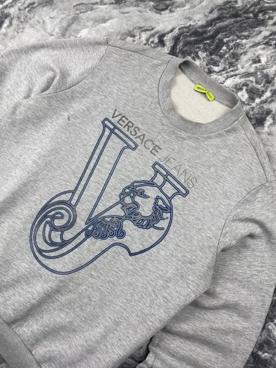 Versace Versace Jeans Big Logo Sweatshirt Size US L / EU 52-54 / 3 - 2 Thumbnail