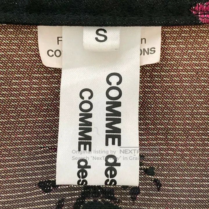 Comme des Garcons Comme Des Garcons Retro floral embroidery jacquard long sl Size S / US 4 / IT 40 - 5 Thumbnail