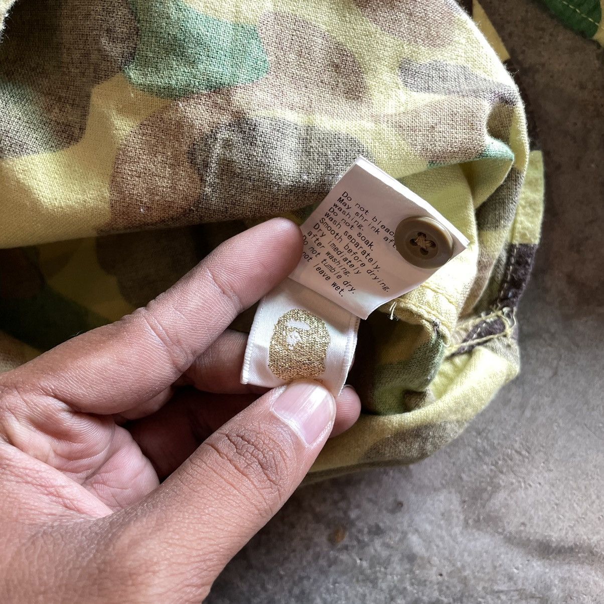 Bape × Vintage Vintage Bape Camo Button Ups Size US M / EU 48-50 / 2 - 6 Thumbnail