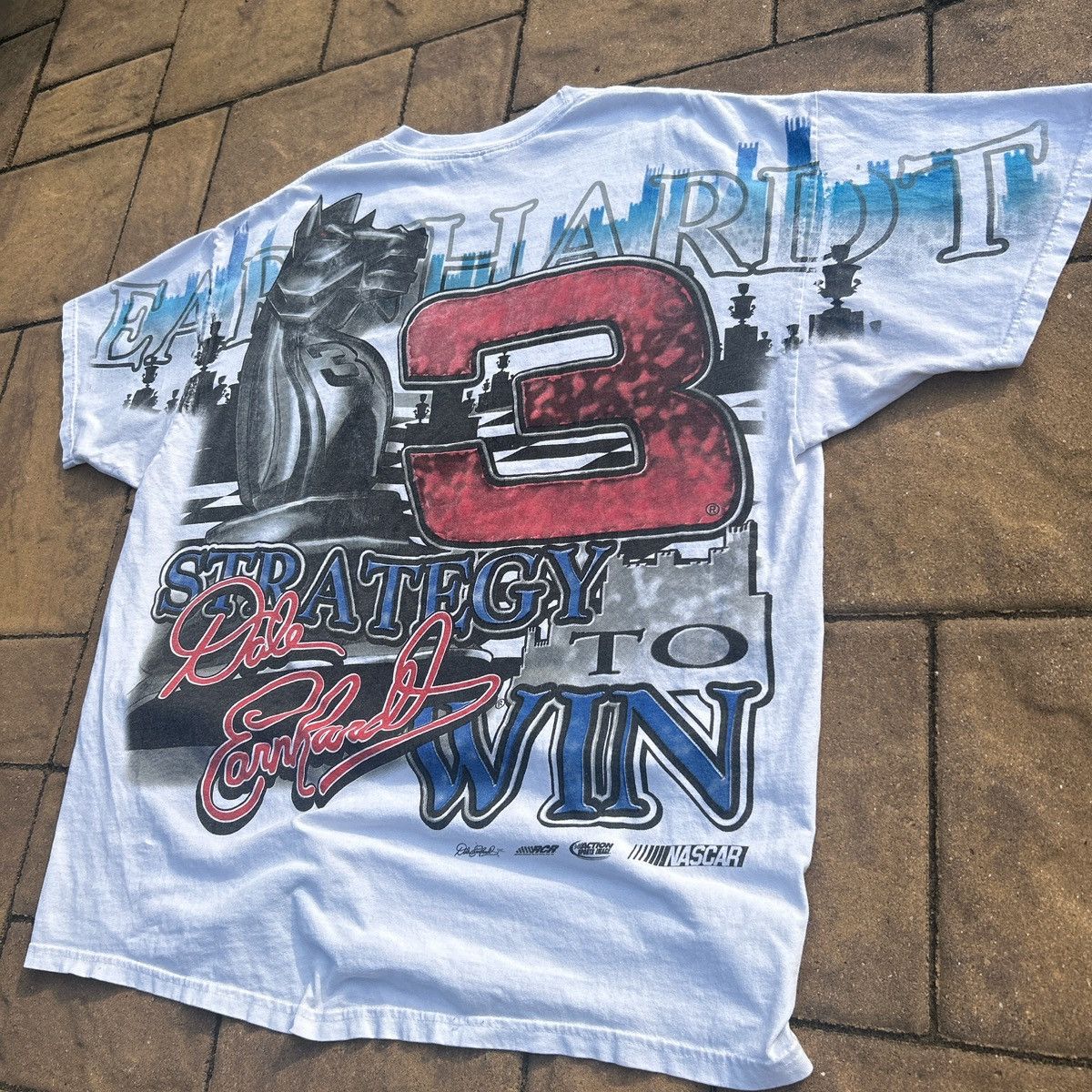 NASCAR NASCAR Dale Earnhardt Sr making moves chessboard AOP 90s Size US XL / EU 56 / 4 - 5 Thumbnail