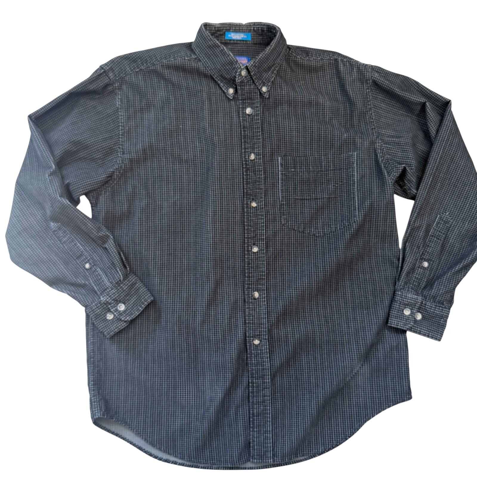 Pendleton Pendleton Long Sleeve Shirt Houndstooth Print Size M Size US M / EU 48-50 / 2 - 1 Thumbnail