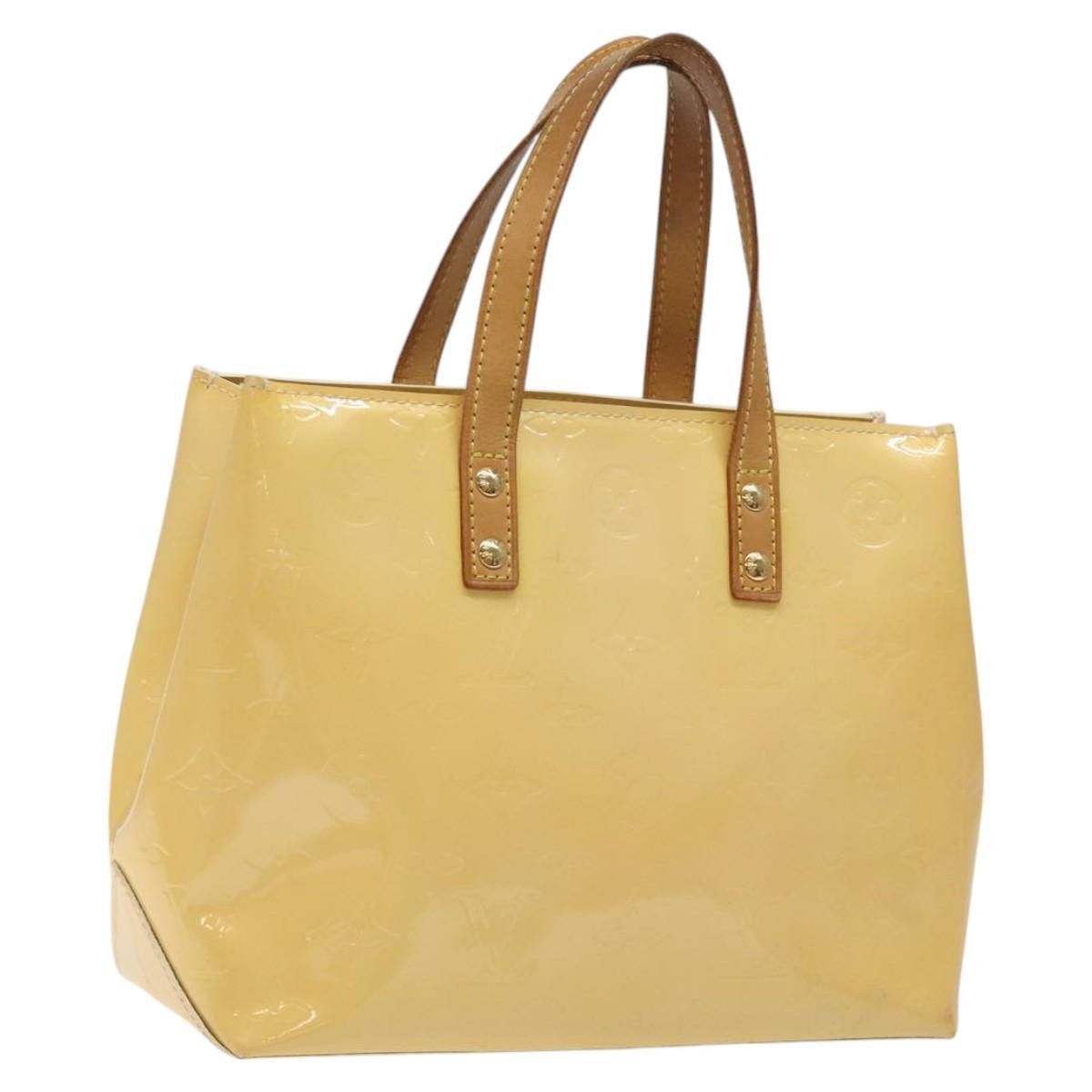 LOUIS VUITTON Monogram Vernis Reade PM Bag Marshmallow Pink