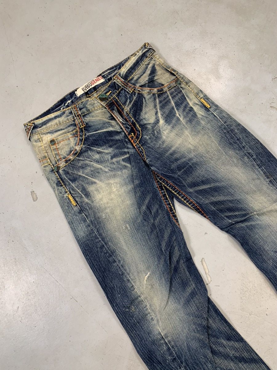 Japanese Brand Vintage Evisu inspired denim Size US 34 / EU 50 - 8 Thumbnail