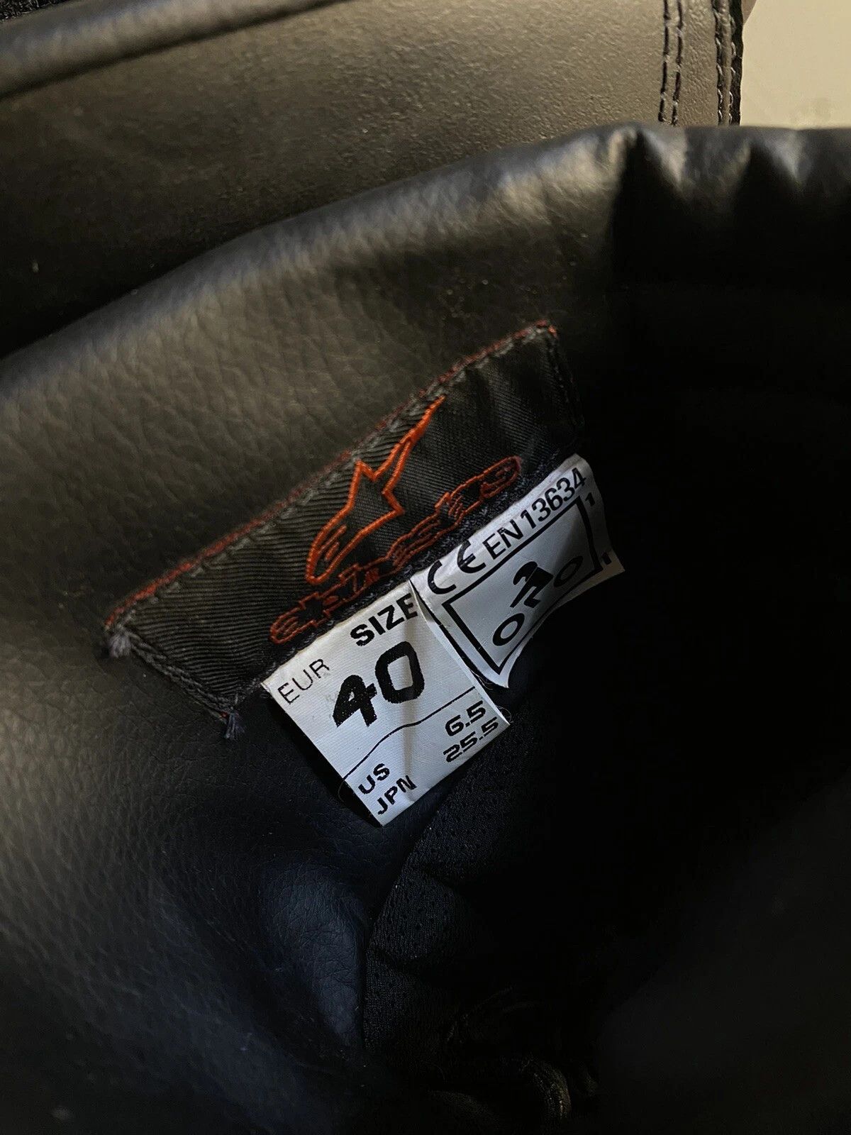 Alpinestars alpinestars boots leather Motorcycle Black Sz 40 Size US 6.5 / EU 39-40 - 8 Thumbnail
