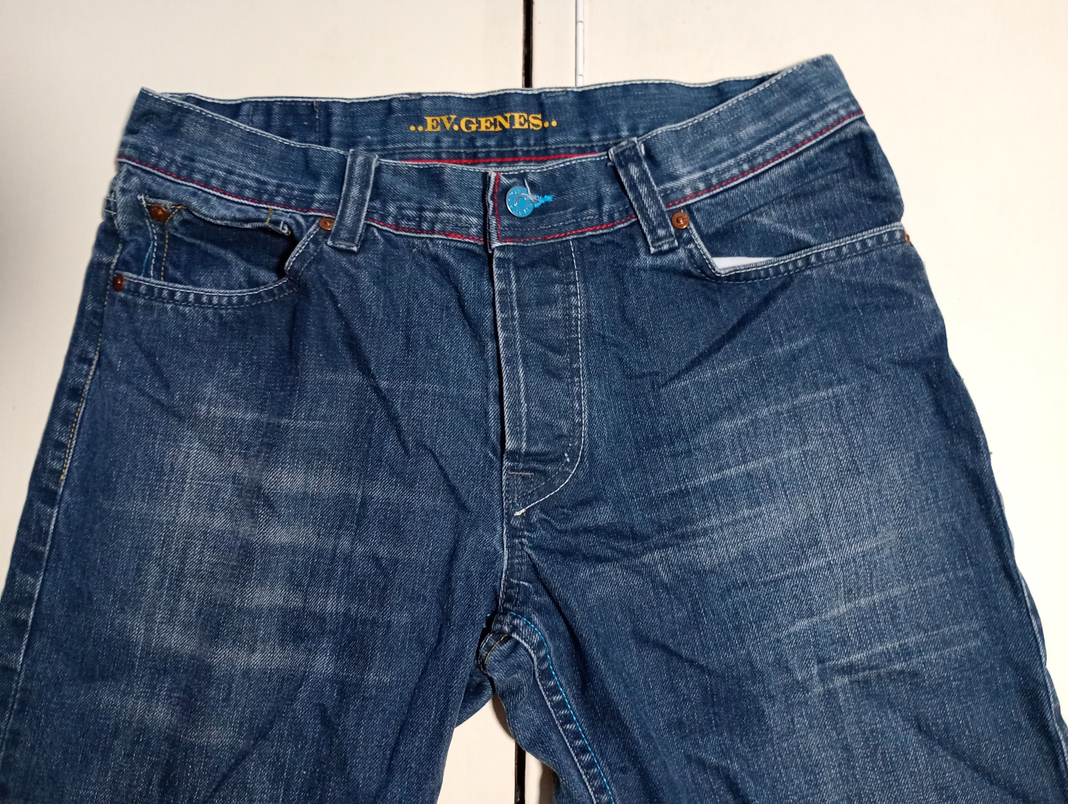 Evisu Evisu Ev.Genes Blue Selvege Jeans Vintage Size US 30 / EU 46 - 7 Thumbnail