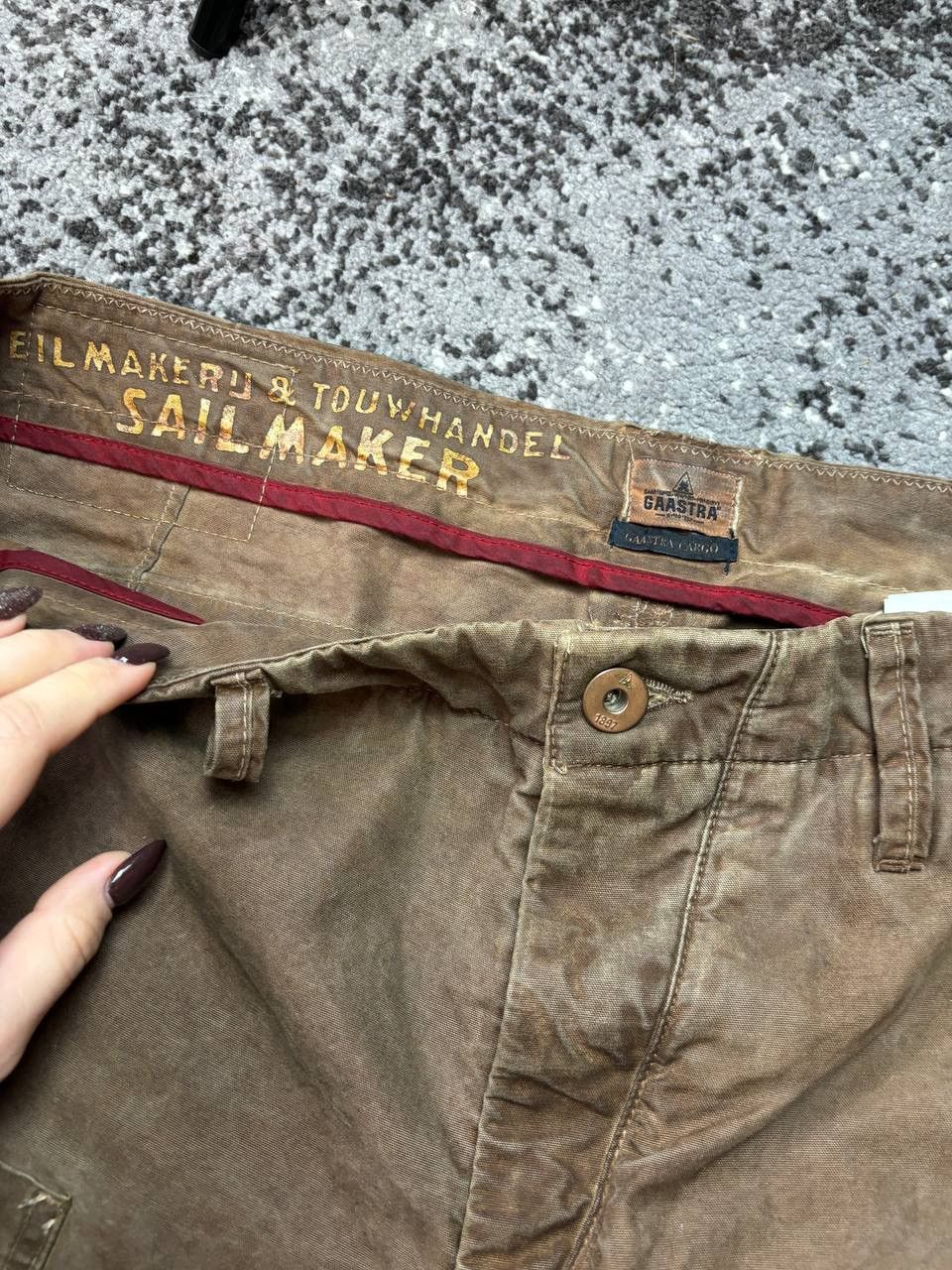 If Six Was Nine × Japanese Brand × Vintage Vintage Y2K Gaastra Military Archival Faded Cargo Baggy Pan Size US 36 / EU 52 - 5 Thumbnail