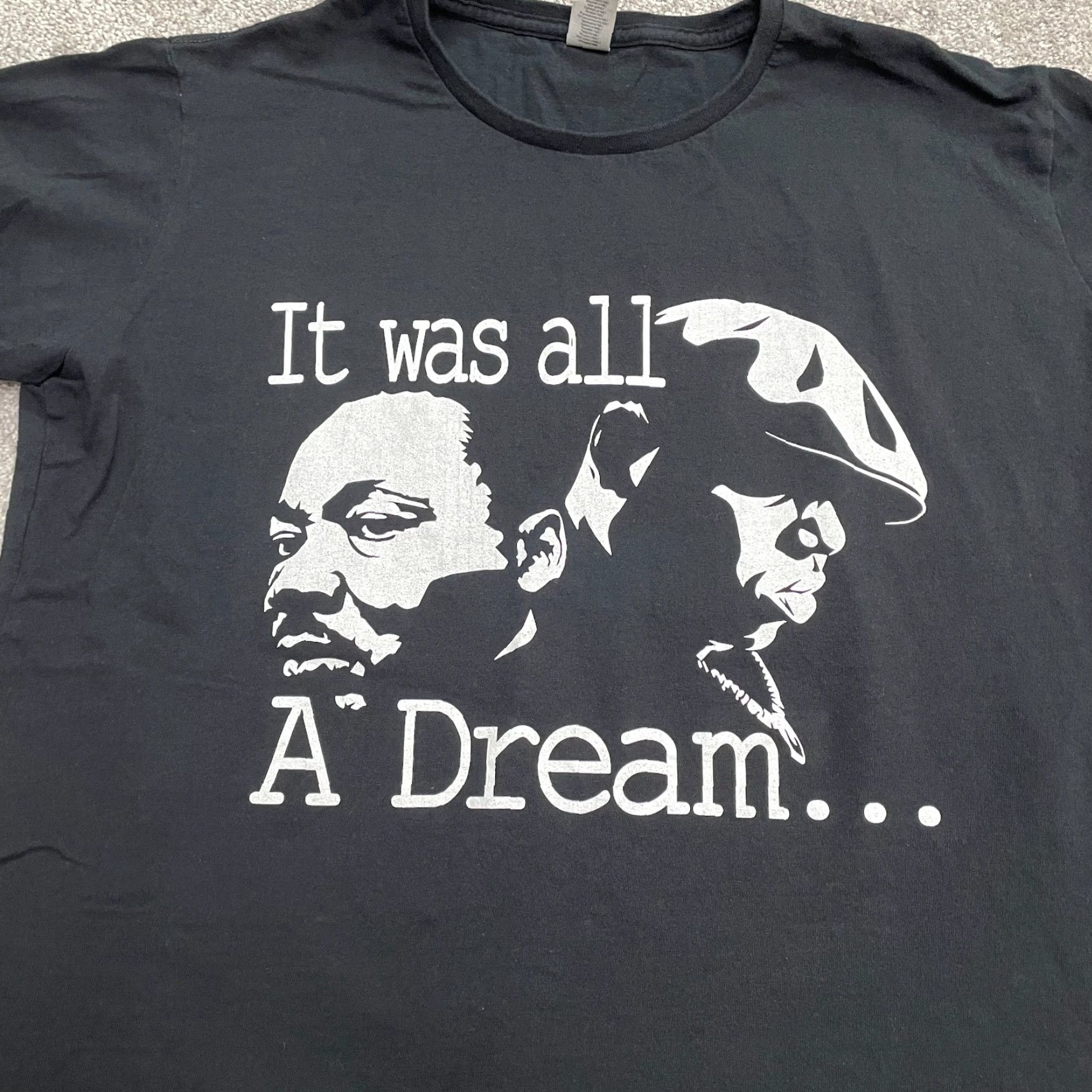 Gildan Gildan T-Shirt 3XL Womens Black Graphic Heavy Cotton MLK And Biggie Size XXL / US 16-18 / IT 52-54 - 3 Thumbnail