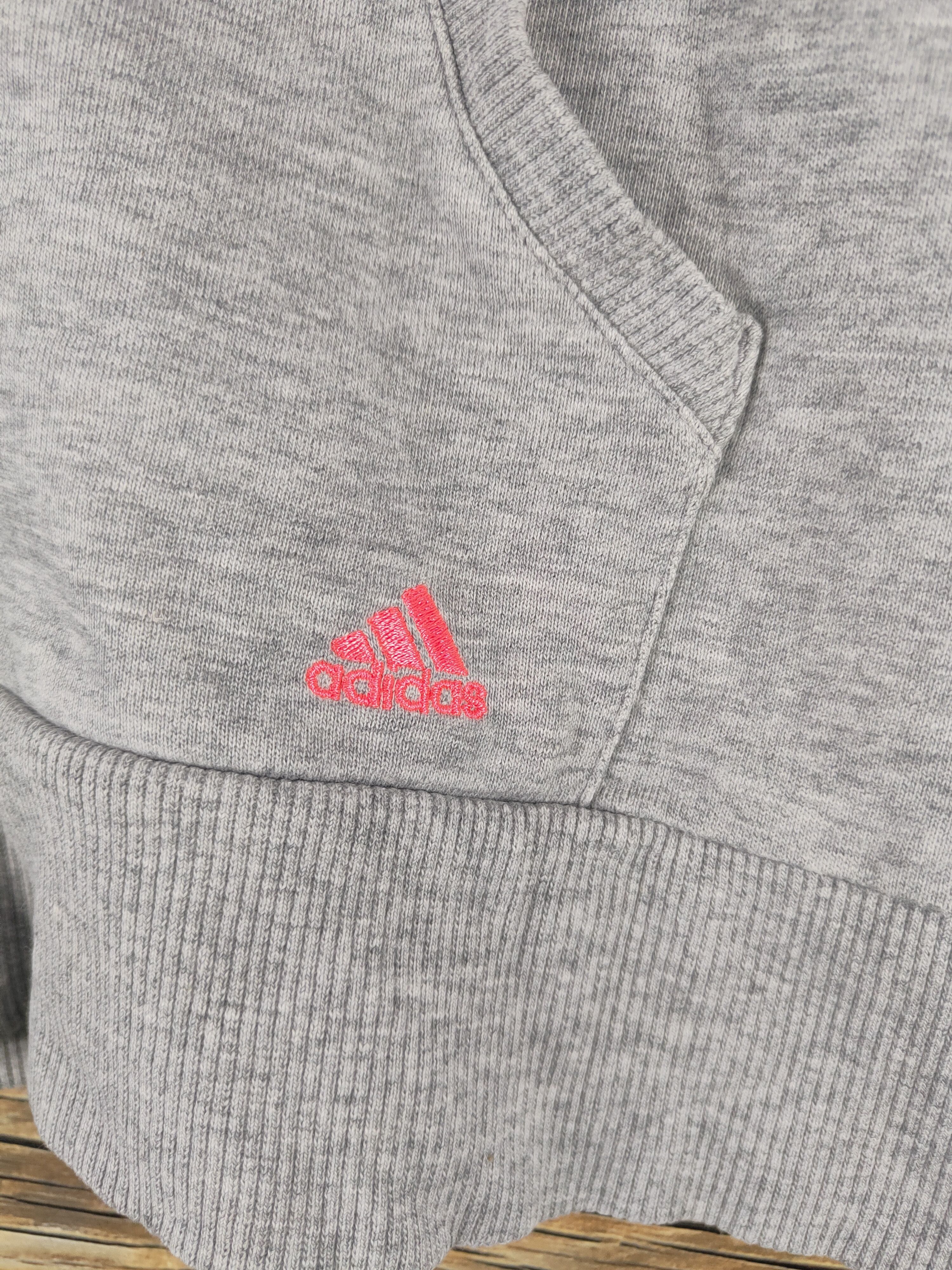 Adidas DL Adidas Gray Hoodie Sweaters #1683 Size S / US 4 / IT 40 - 6 Thumbnail