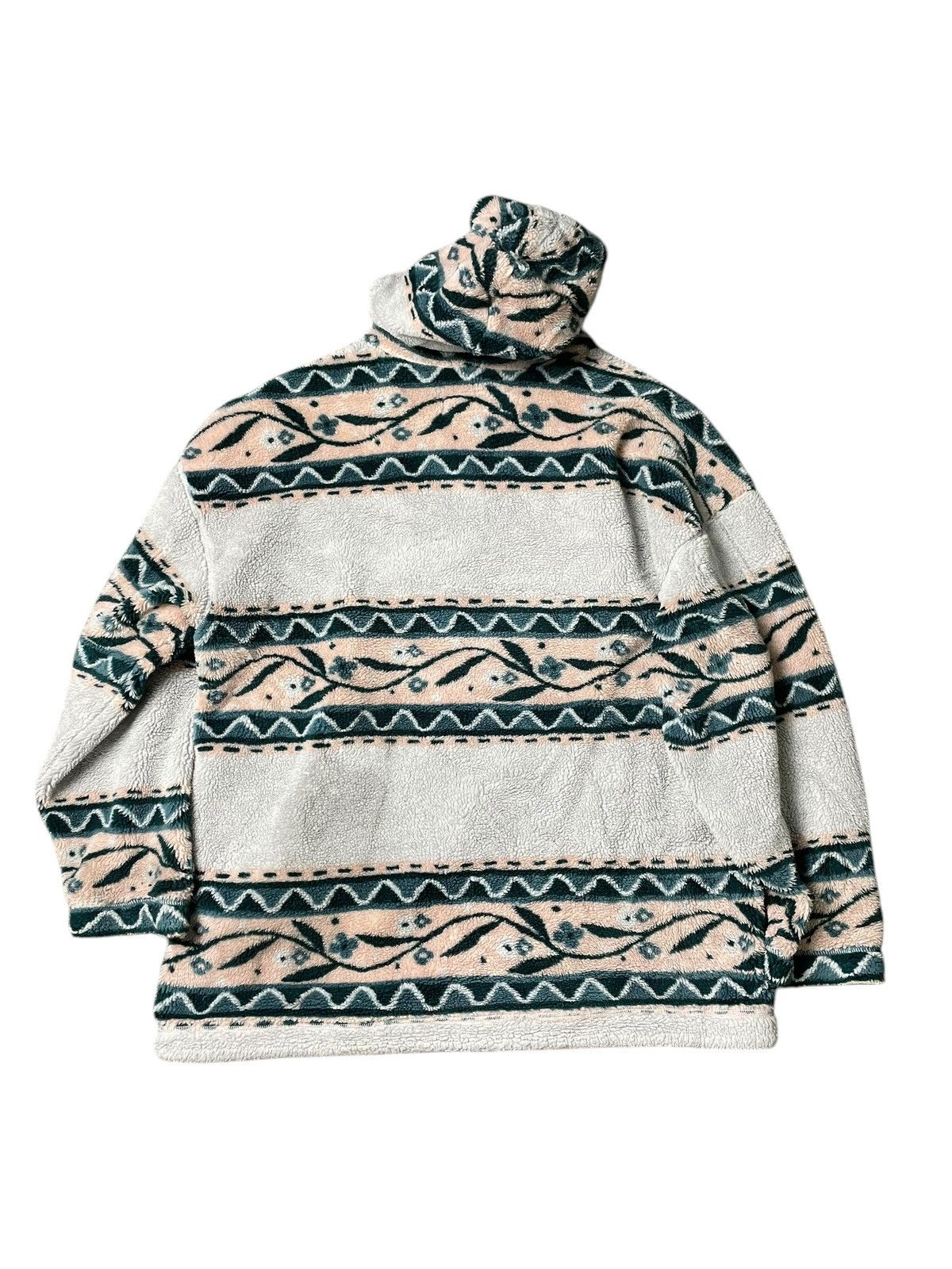 Japanese Brand × Vintage Japanese Brand American Native Pattern Fleece Hoodie (94) Size US M / EU 48-50 / 2 - 6 Thumbnail