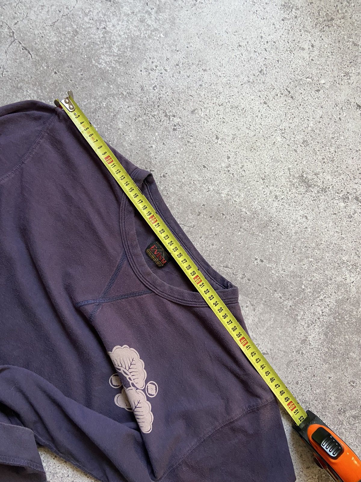 Evisu Vintage Sun Faded Evisu longsleeve t-shirt big logo Size US XL / EU 56 / 4 - 13 Thumbnail