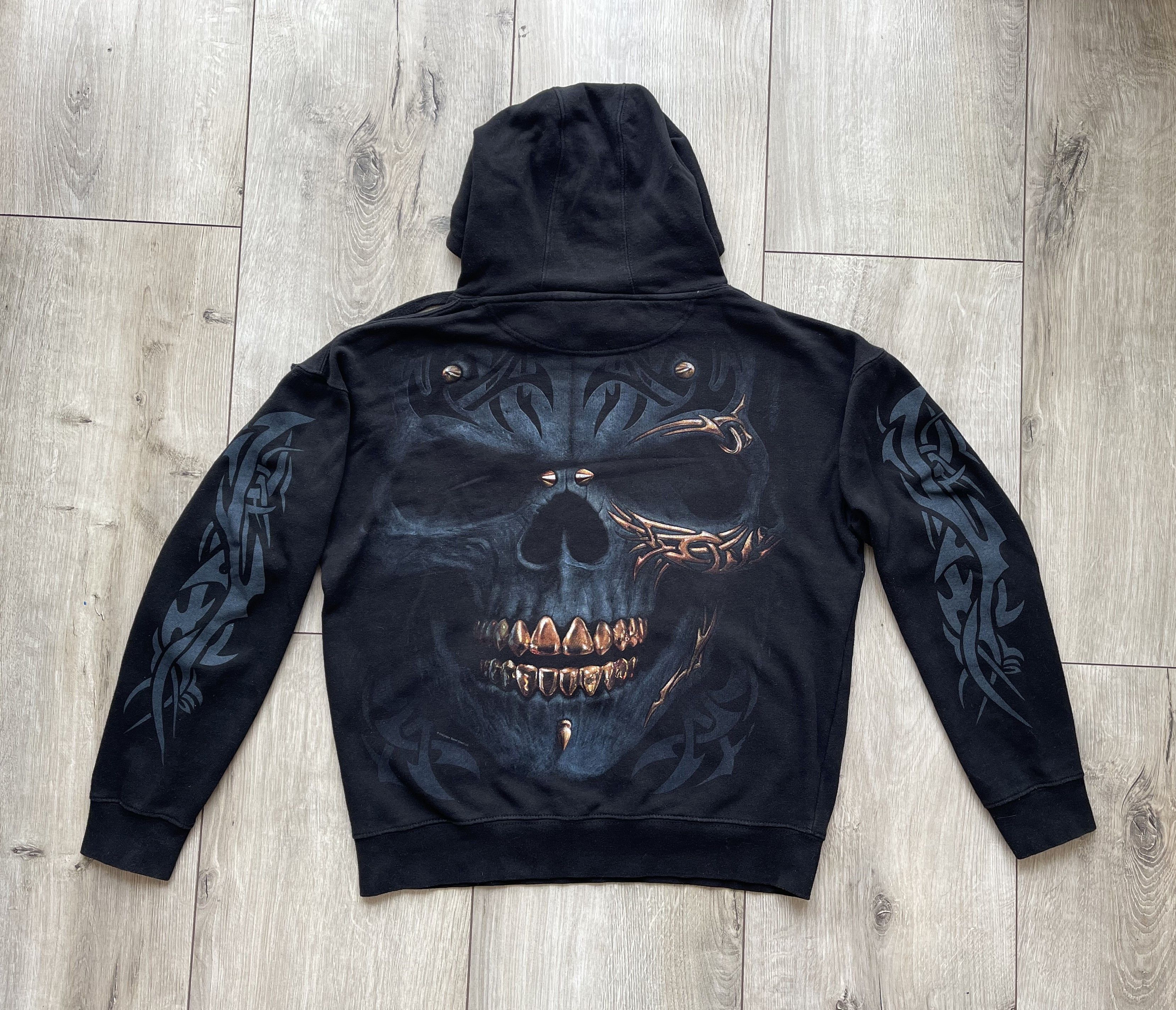 Vintage Vintage Hoodies Skulls Size US M / EU 48-50 / 2 - 2 Thumbnail