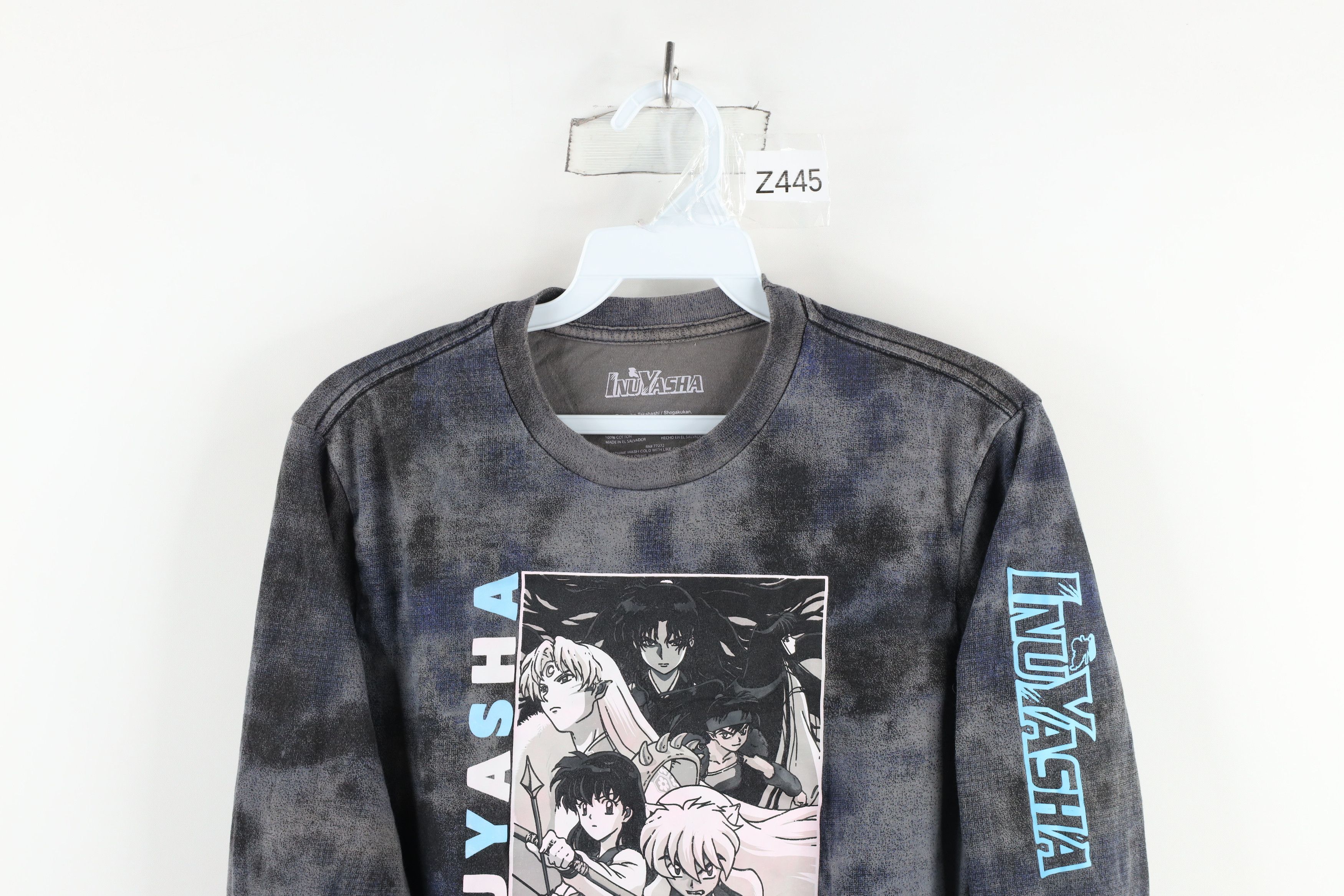 Vintage InuYasha Out Japan Anime Manga Long Sleeve T-Shirt Acid Wash Size US S / EU 44-46 / 1 - 2 Thumbnail