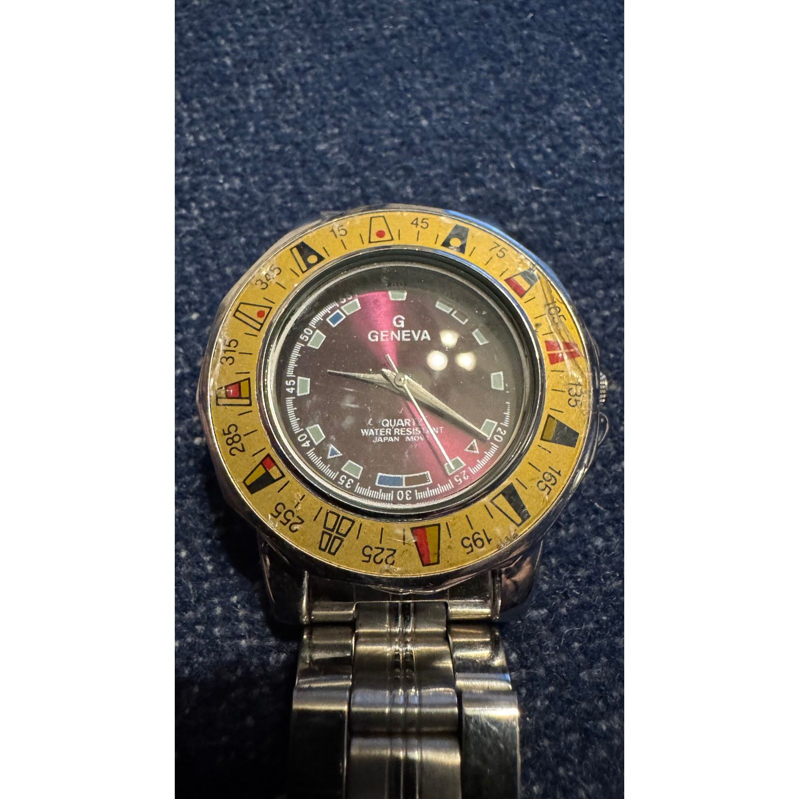 Geneva Geneva Wristwatch Water Resistant Japanese Movement Size ONE SIZE - 2 Thumbnail