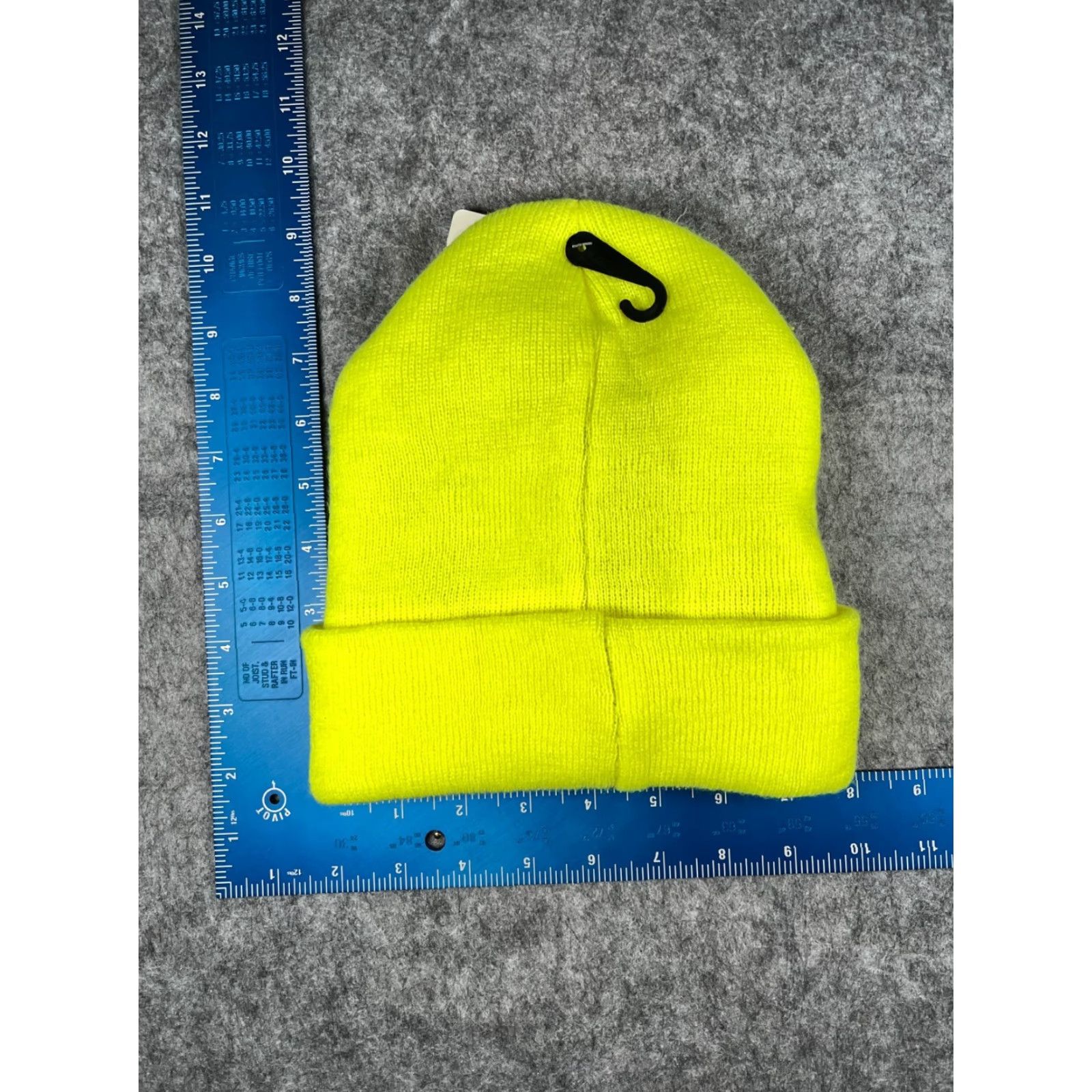 Vintage West Chester Beanie Toque Hat Adult Yellow Knit High Vis Acrylic Polyester Lined NEW Men One Size Yellow Knit Beanie Toque Hunting Outdoor Camp 90s? Size ONE SIZE - 4 Thumbnail