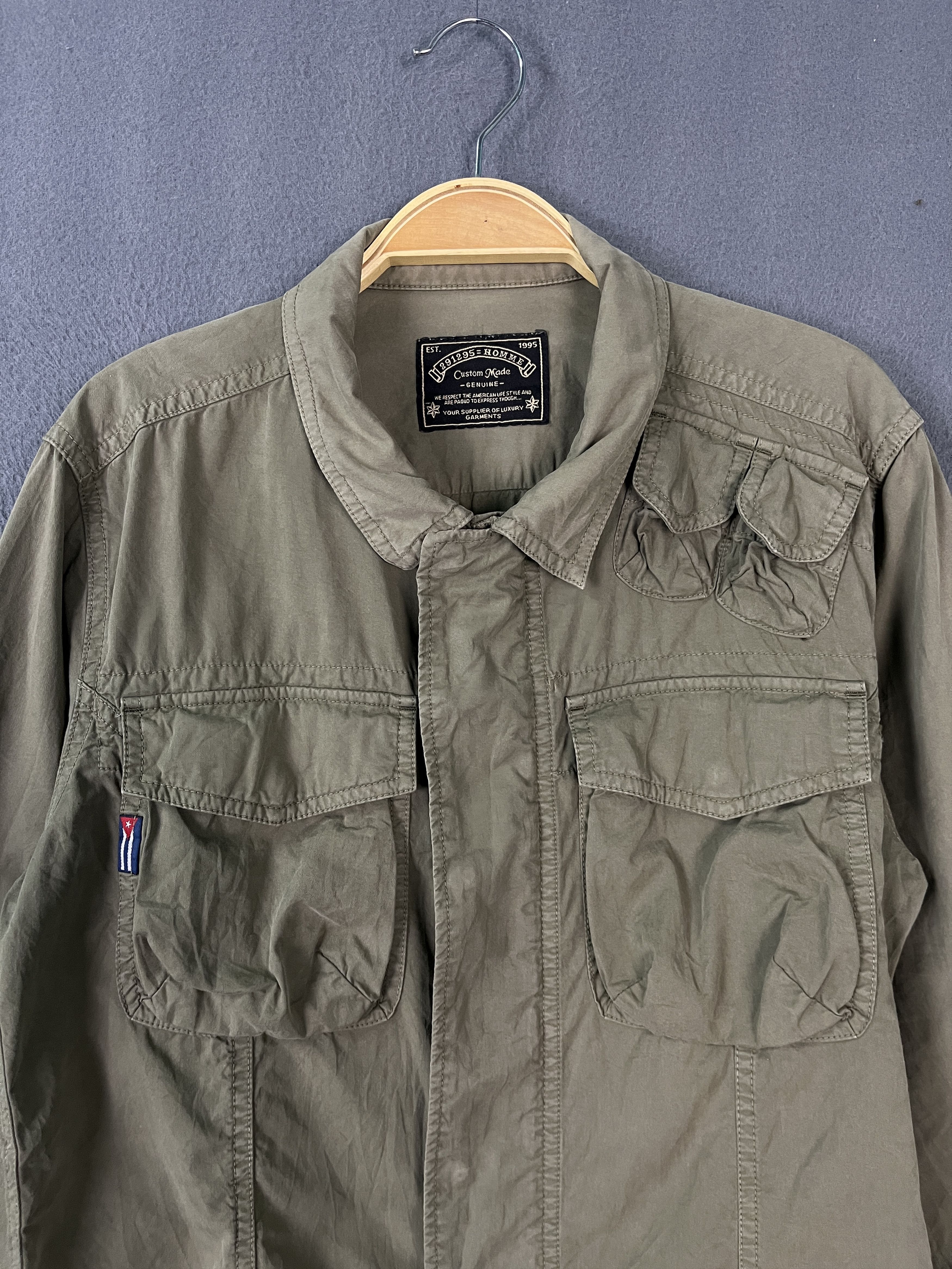 291295=Homme 291295 Homme Tactical Military Style Jacket Size XS / US 0-2 / IT 36-38 - 3 Thumbnail