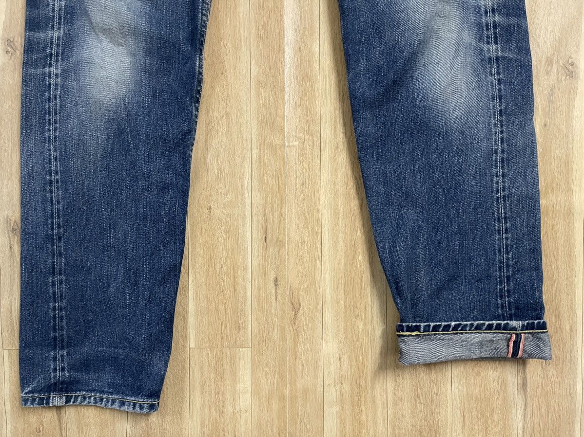 Lee × Vintage Vintage Lee Jeans 🇯🇵 Denim W35 L42 Distressed Selvedge Size US 35 - 3 Thumbnail