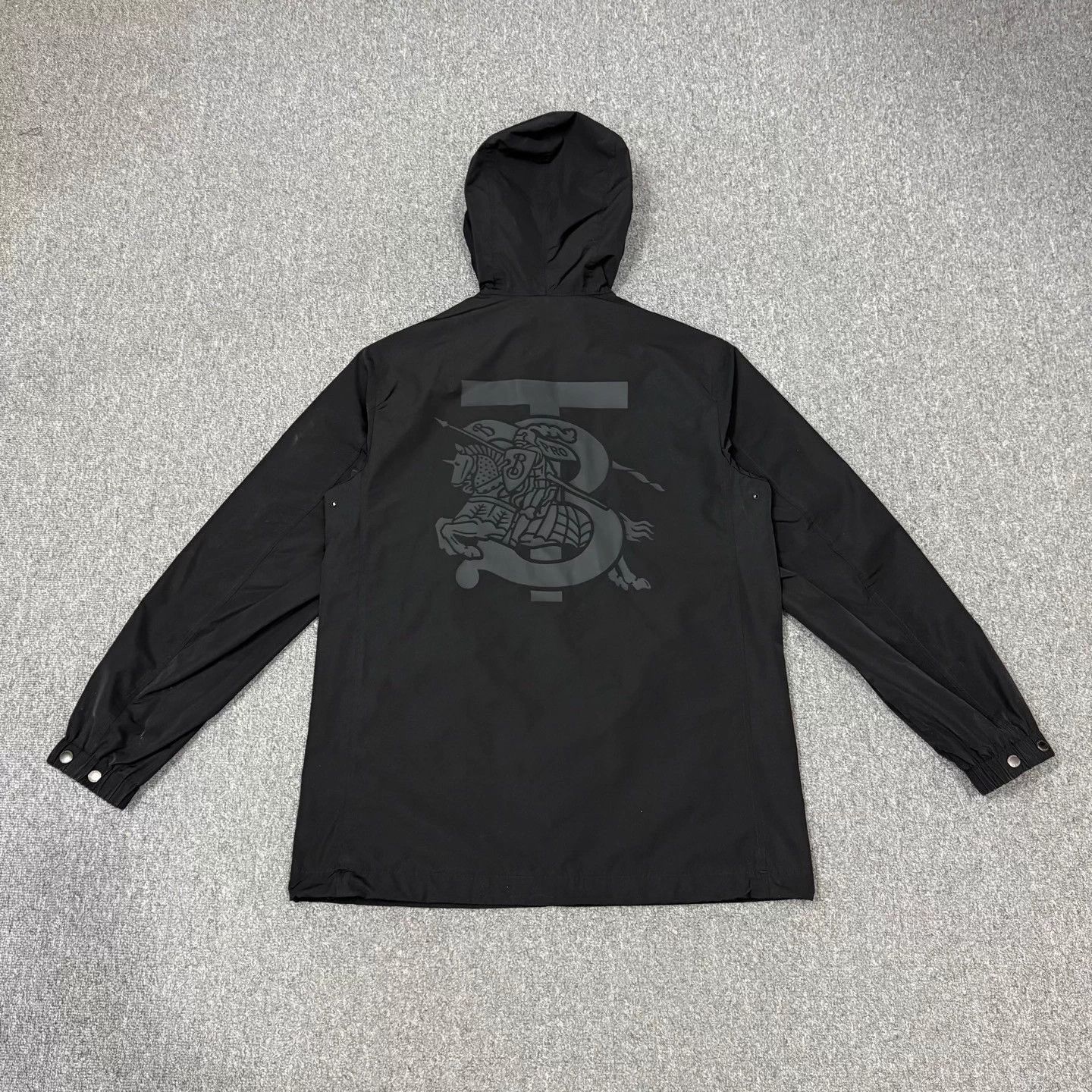 Burberry Burberry Black Equestrian Knight Hooded Jacket S Size US S / EU 44-46 / 1 - 2 Thumbnail