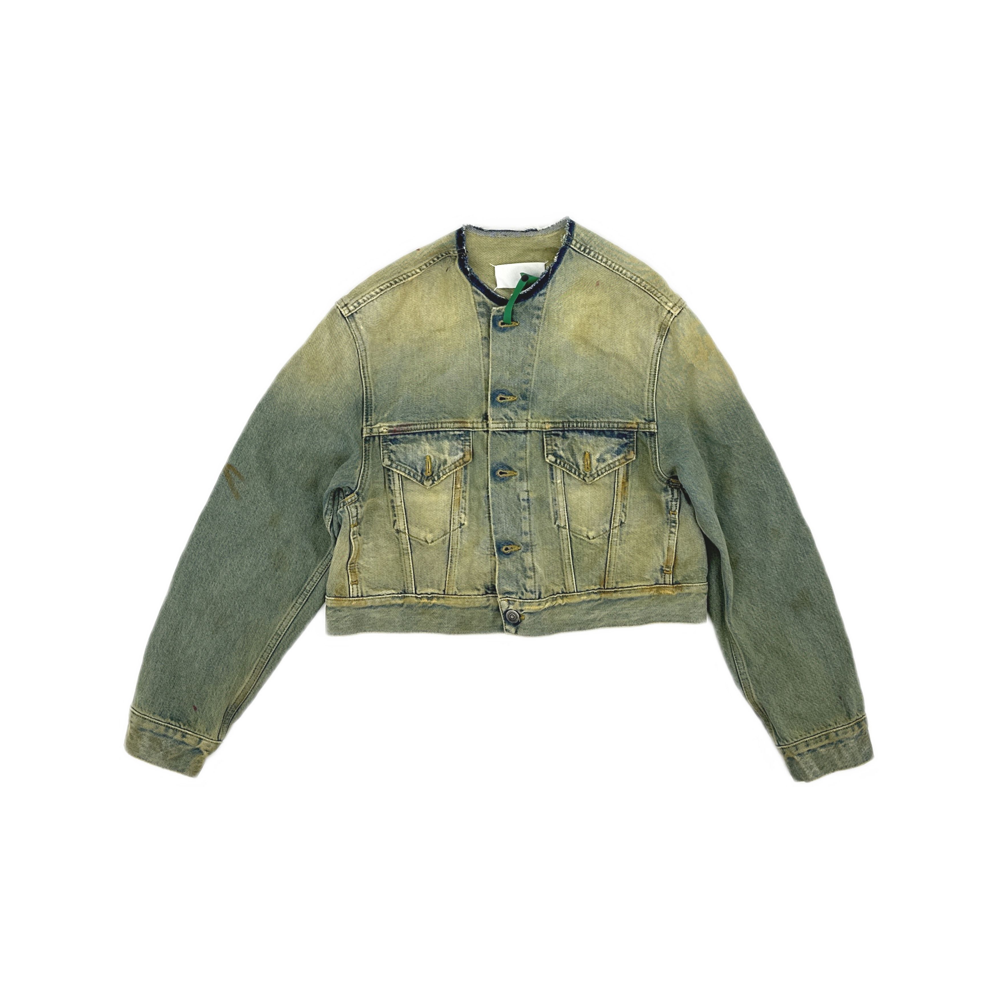 Maison Margiela Maison Margiela Distressed Denim Jacket Size 40 Size S / US 4 / IT 40 - 1 Thumbnail
