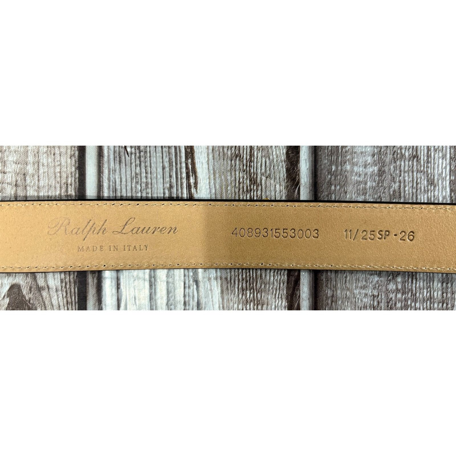 Ralph Lauren RALPH LAUREN Collection Tri-Strap O-Ring Calfskin Belt size Size ONE SIZE - 2 Thumbnail