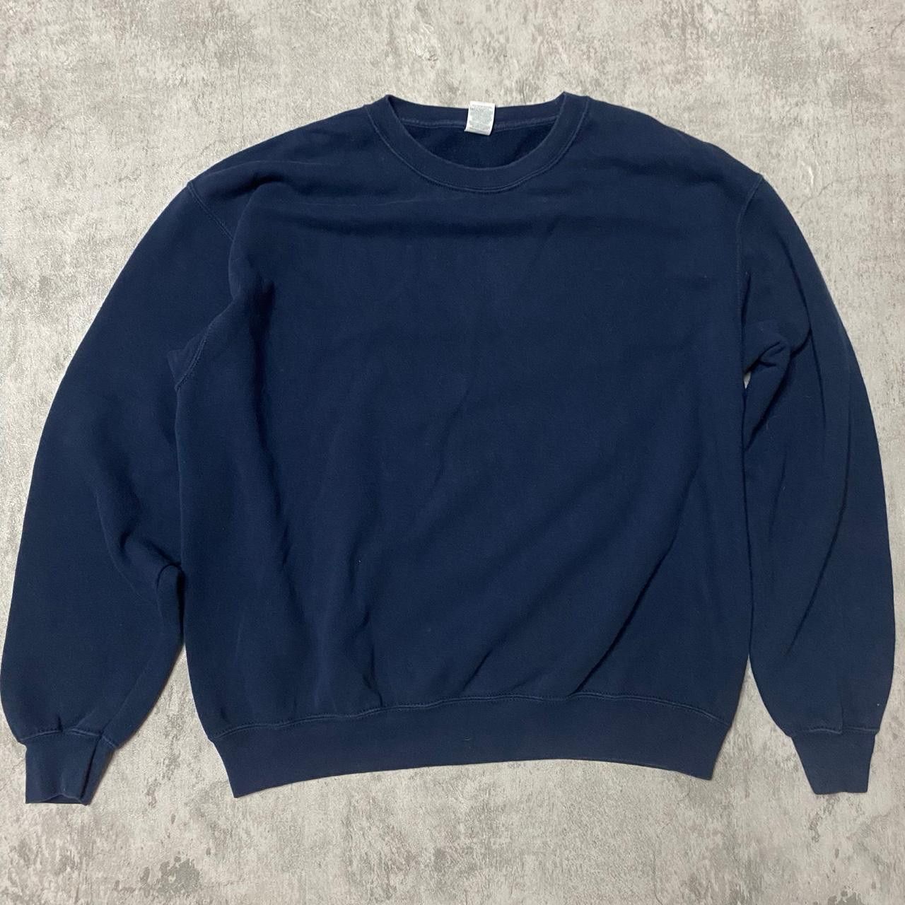 Fruit Of The Loom Navy blue crewneck sweatshirt Size US L / EU 52-54 / 3 - 1 Thumbnail