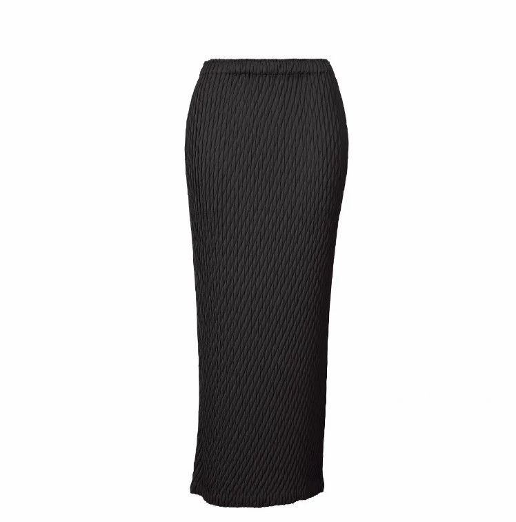 Issey Miyake Black pleated skirt