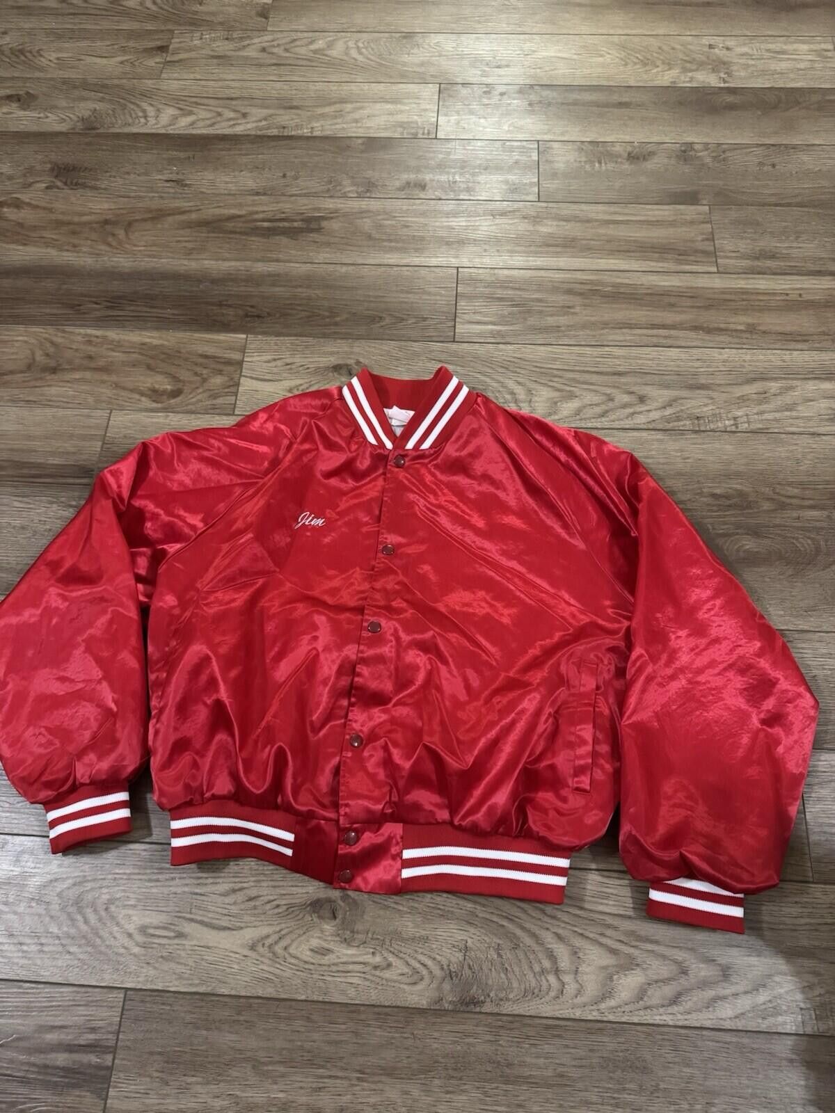 Other Vintage 70s 80s Trucking Red Satin Bomber Snap Jacket XXL Size US XXL / EU 58 / 5 - 2 Thumbnail