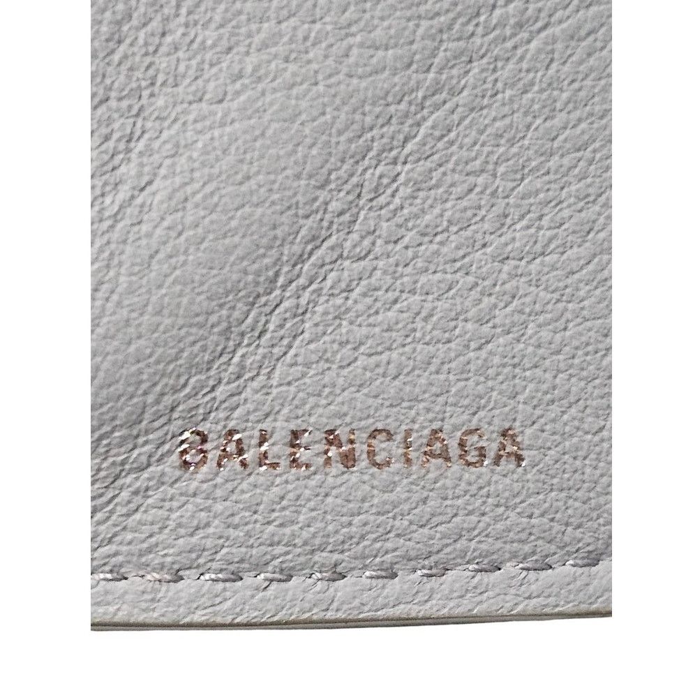Balenciaga Balenciaga Papier Compact Wallet Blue Leather Size ONE SIZE - 7 Thumbnail