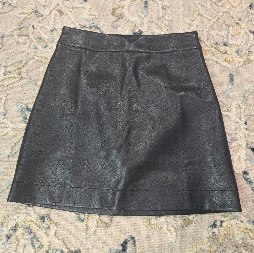 J.Crew J. Crew Gray Mini A-line Skirt Size 27" / US 4 / IT 40 - 2 Thumbnail