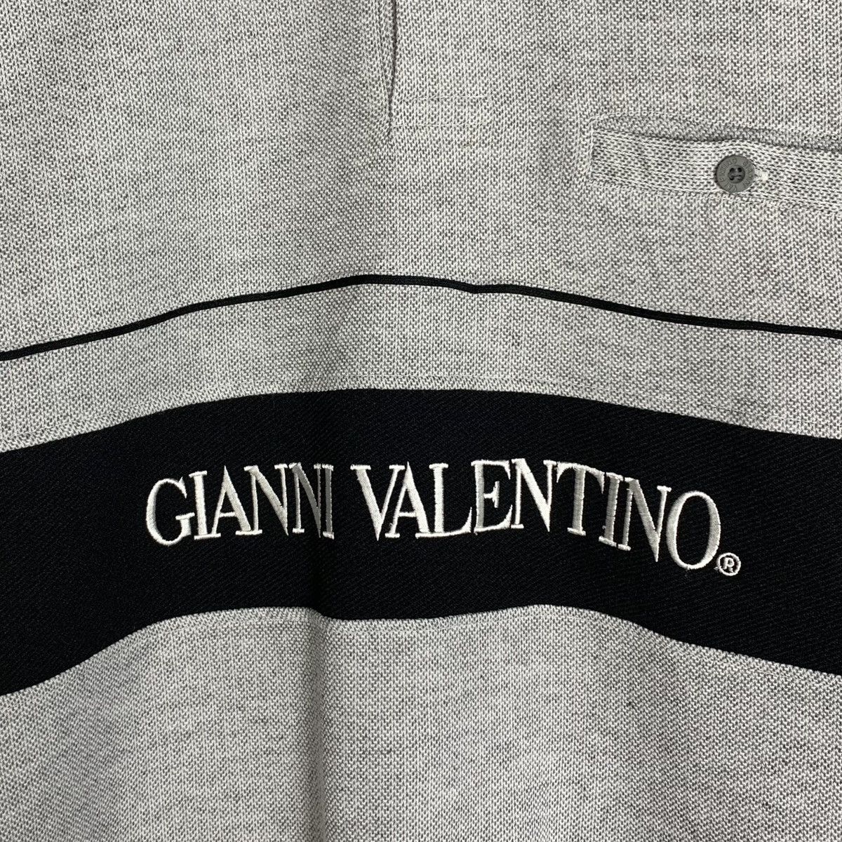 Valentino Vintage Gianni Valentino Polo Shirt Size US L / EU 52-54 / 3 - 3 Thumbnail