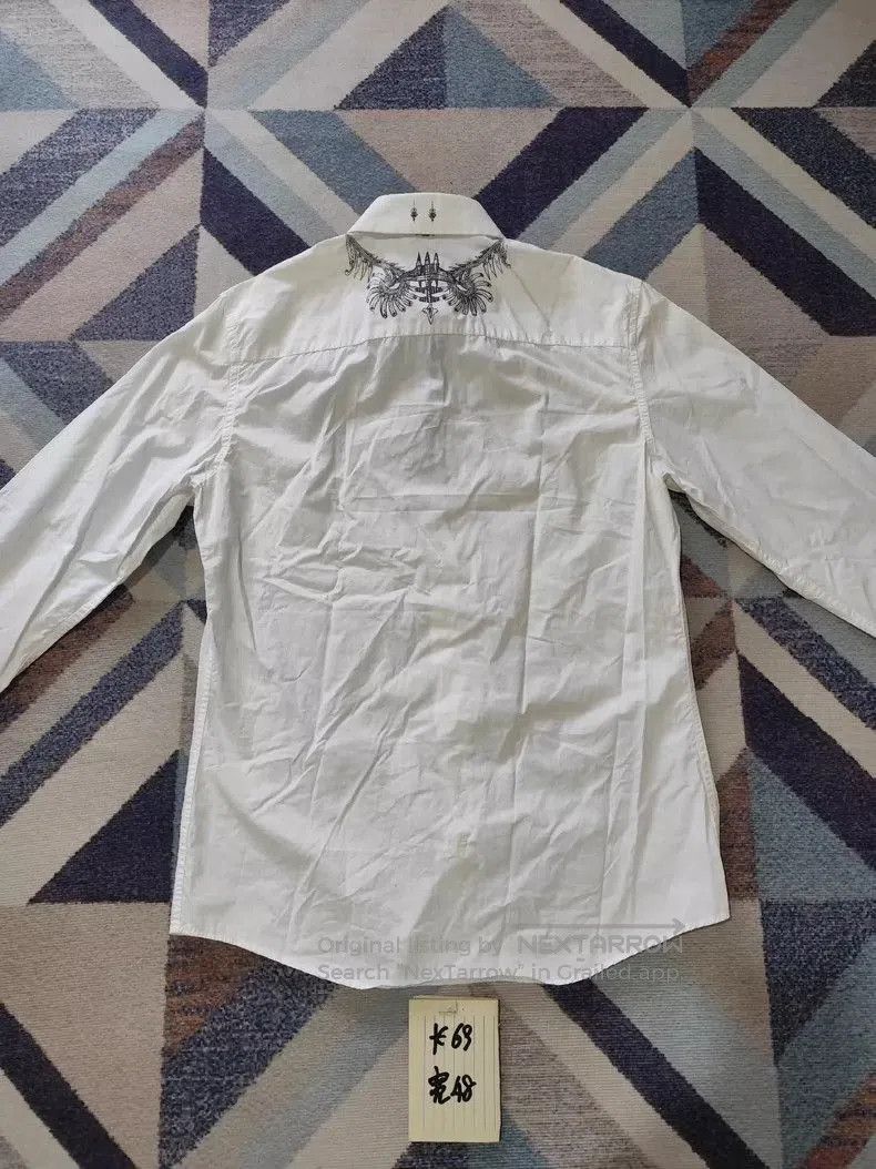 Givenchy GIVENCHY White Long Sleeve Shirt . Size US S / EU 44-46 / 1 - 6 Thumbnail