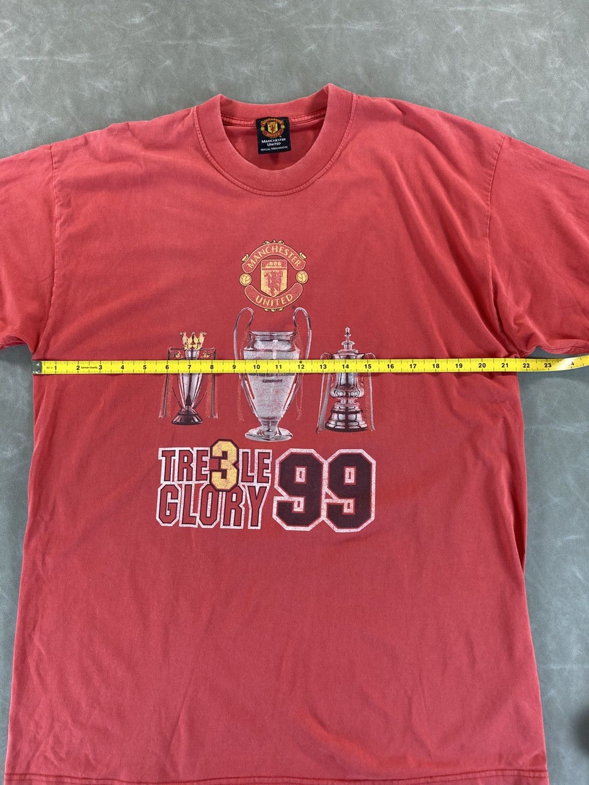 Vintage 1999 Manchester United "Treble Glory 99" Size US L / EU 52-54 / 3 - 6 Thumbnail