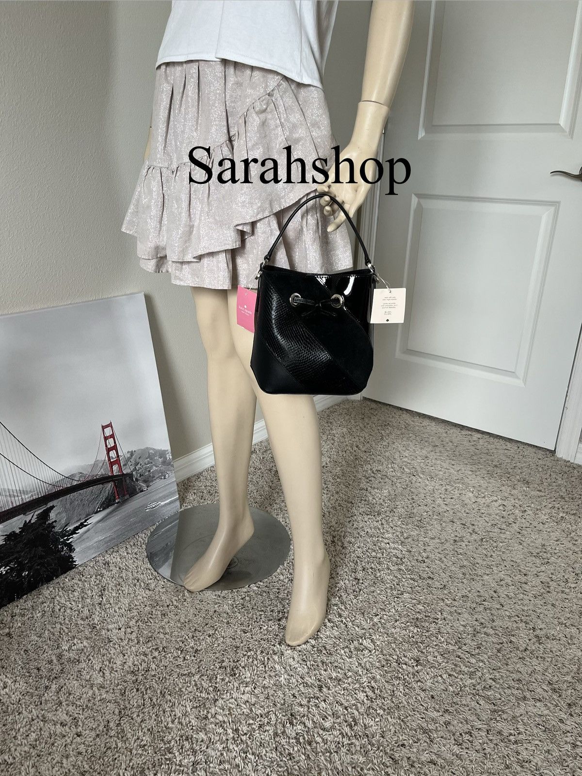 Kate Spade Kate Spade Eva mixed material small bucket Size ONE SIZE - 7 Thumbnail