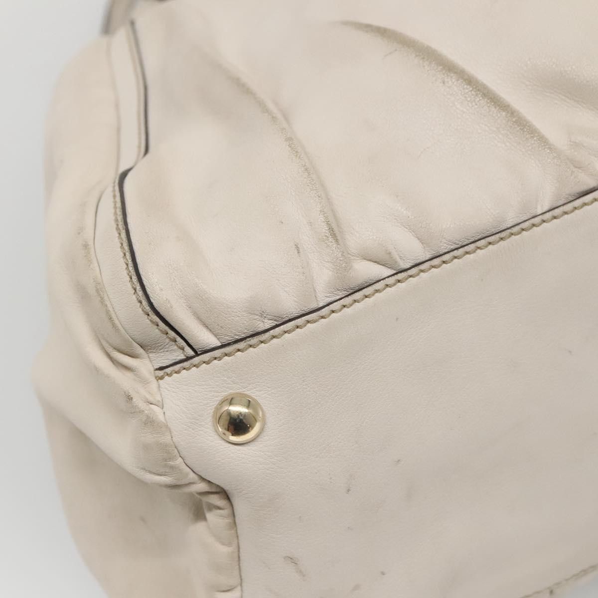 Gucci GUCCI Tote Bag Leather Ivory Gold Size ONE SIZE - 13 Thumbnail
