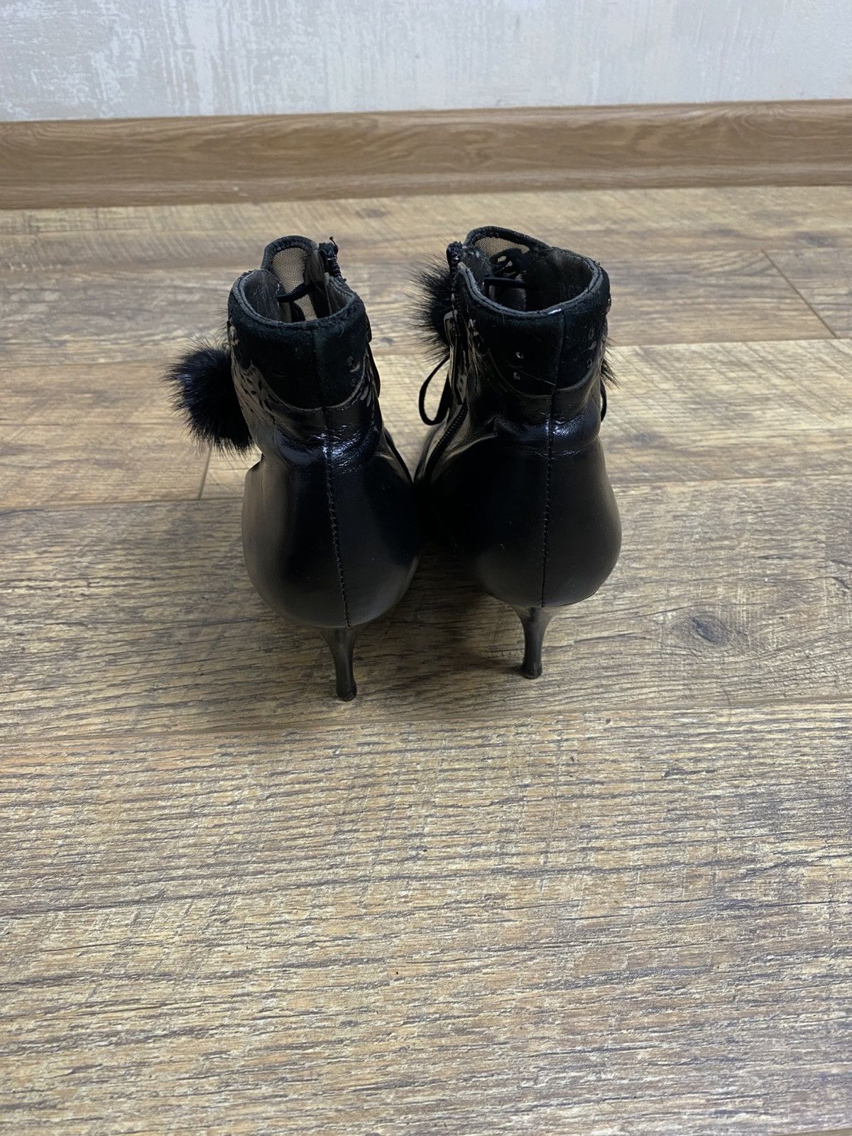 Japanese Brand Botto Italy Vintage Y2K Pointed Toe Ankle Boots Metal Size US 8 / IT 38 - 3 Thumbnail