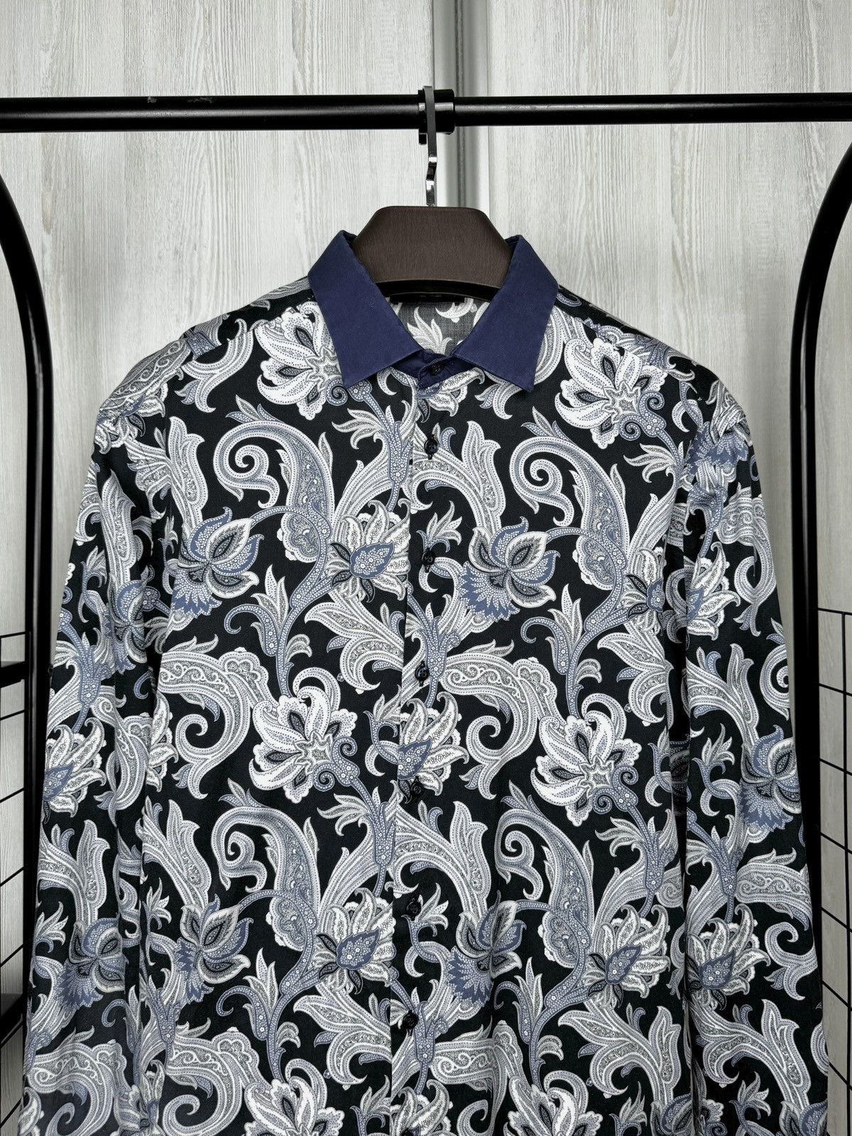 Etro ETRO paisley-print lightweight long sleeve shirt Size US L / EU 52-54 / 3 - 3 Thumbnail