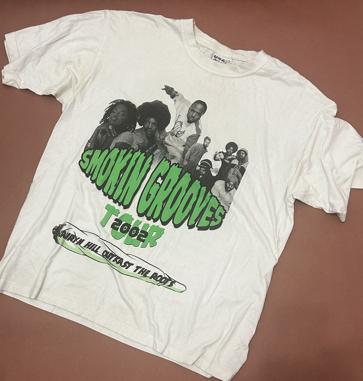 Other Rap Tees × Tour Tee × Vintage 2002 Smokin Grooves Tour Tee Size US XL / EU 56 / 4 - 1 Thumbnail